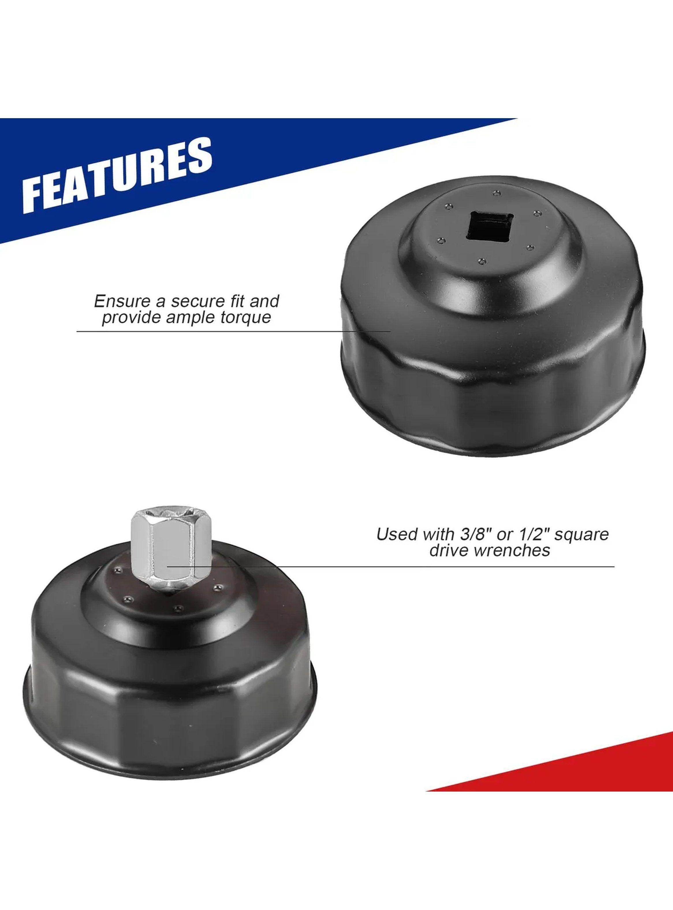 Juego De Llaves De Filtro De Aceite 12 Piezas Acero Vanadio-1