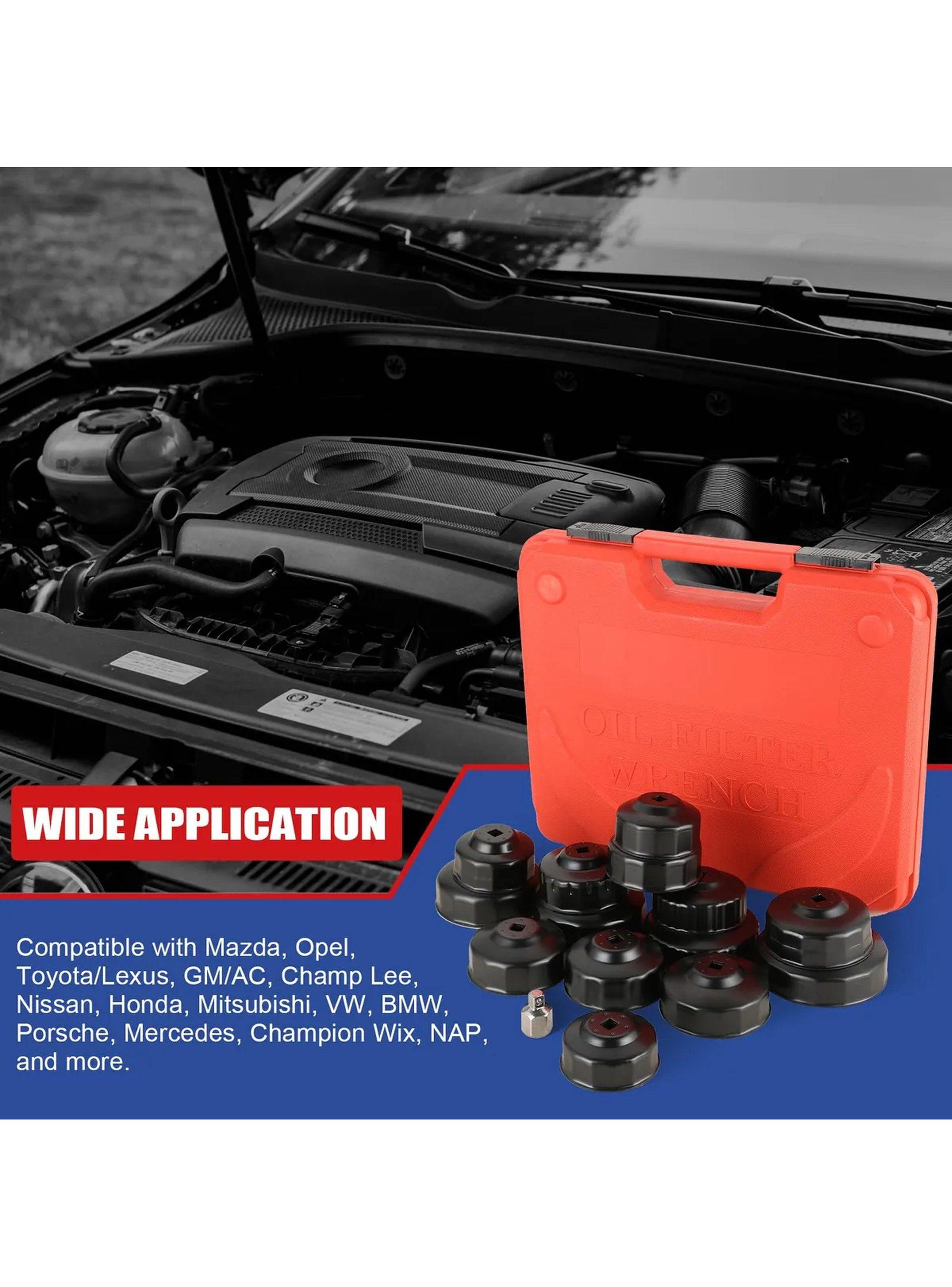 Juego De Llaves De Filtro De Aceite 12 Piezas Acero Vanadio-5