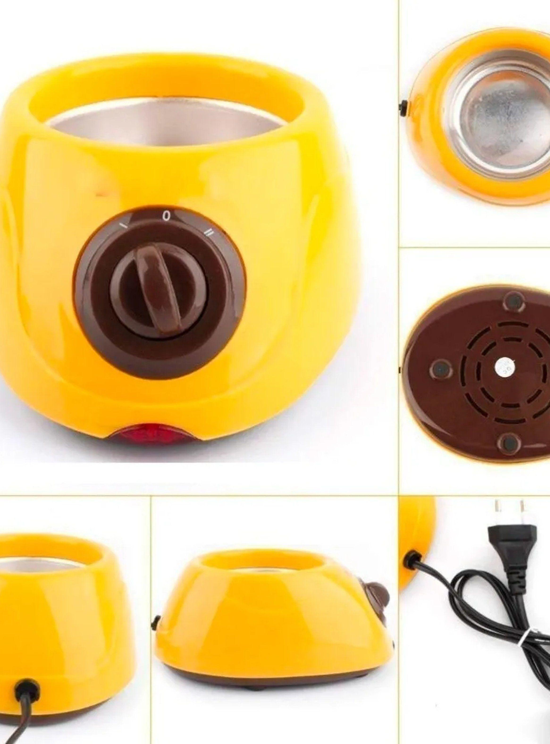 Derretidor De Chocolate Eléctrico Antiadherente 250ml Amarillo-2