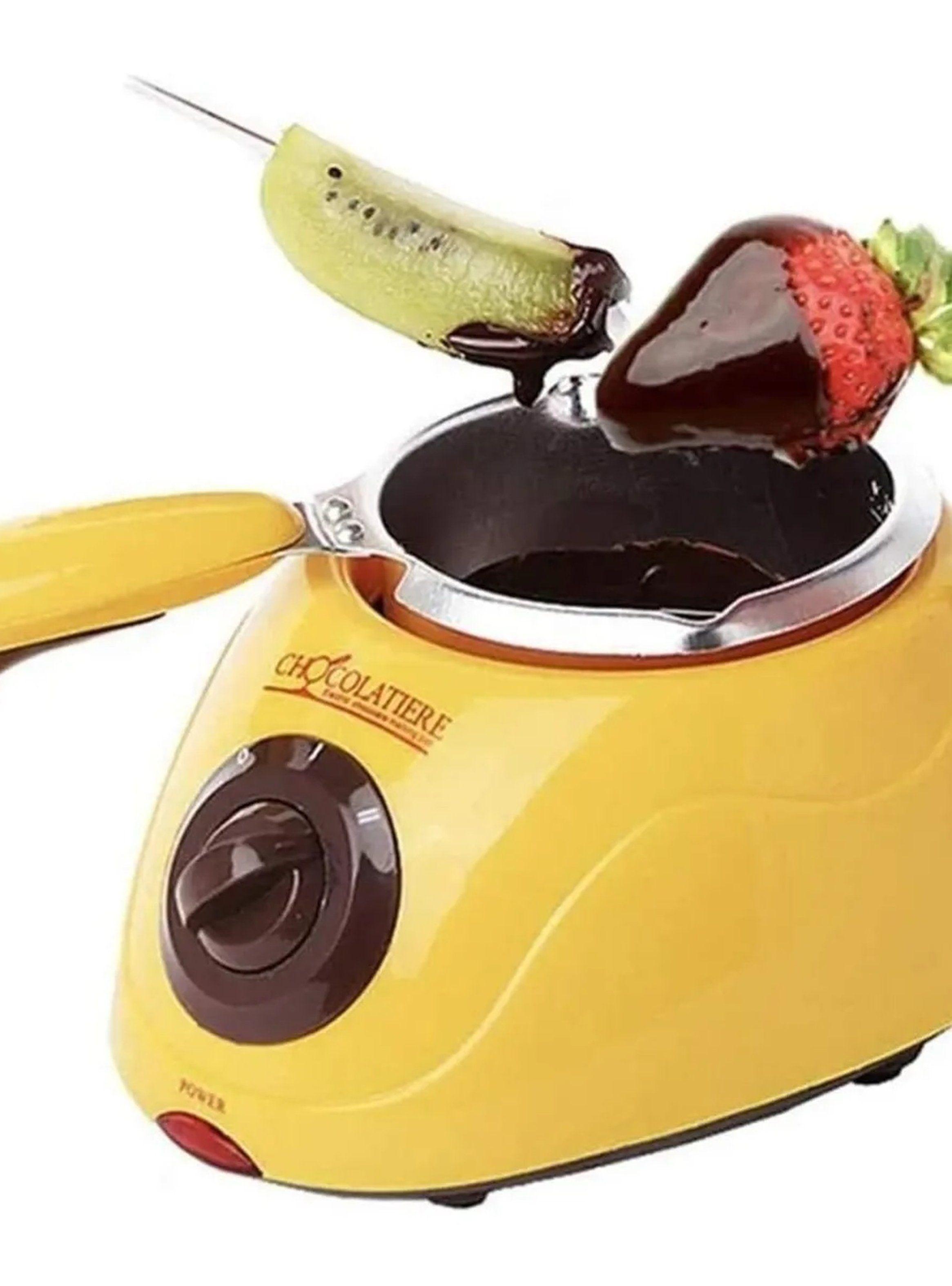 Derretidor De Chocolate Eléctrico Antiadherente 250ml Amarillo-8