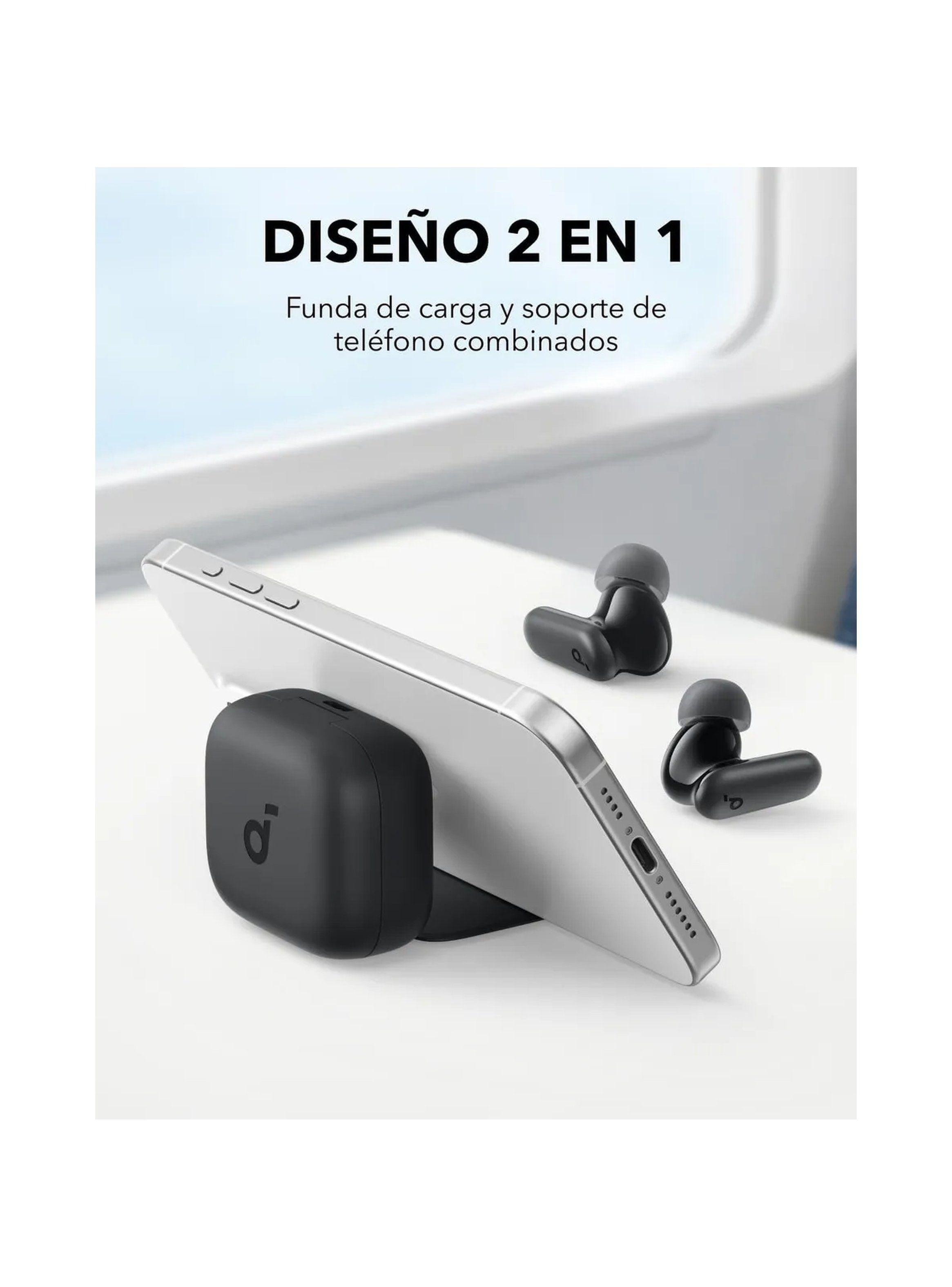 Auriculares Inalámbricos Bluetooth Larga Duración Negros-4