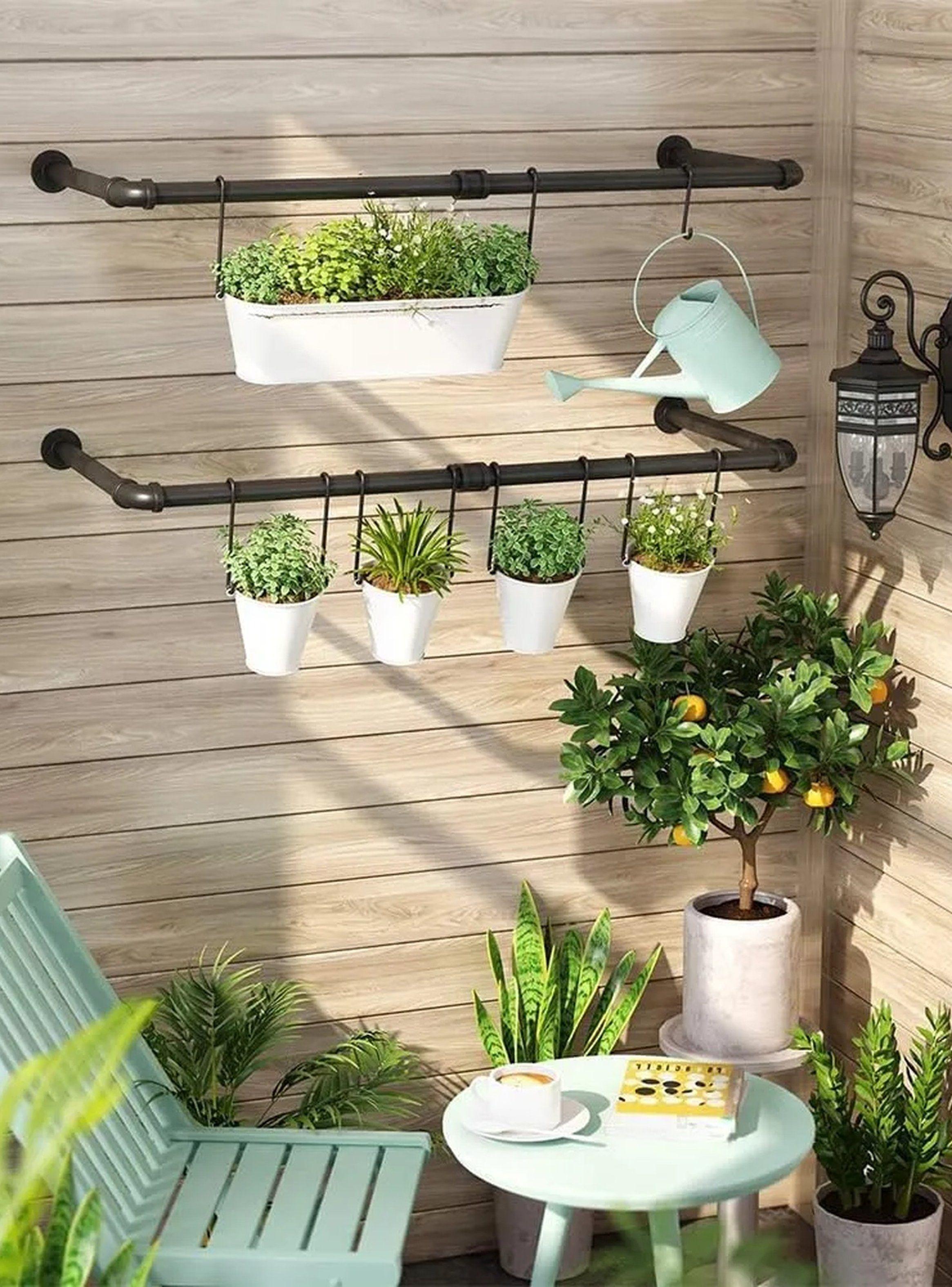 Barra de Ropa Montaje en Pared Metal 91cm Negra Resistente Carga 60kg-4