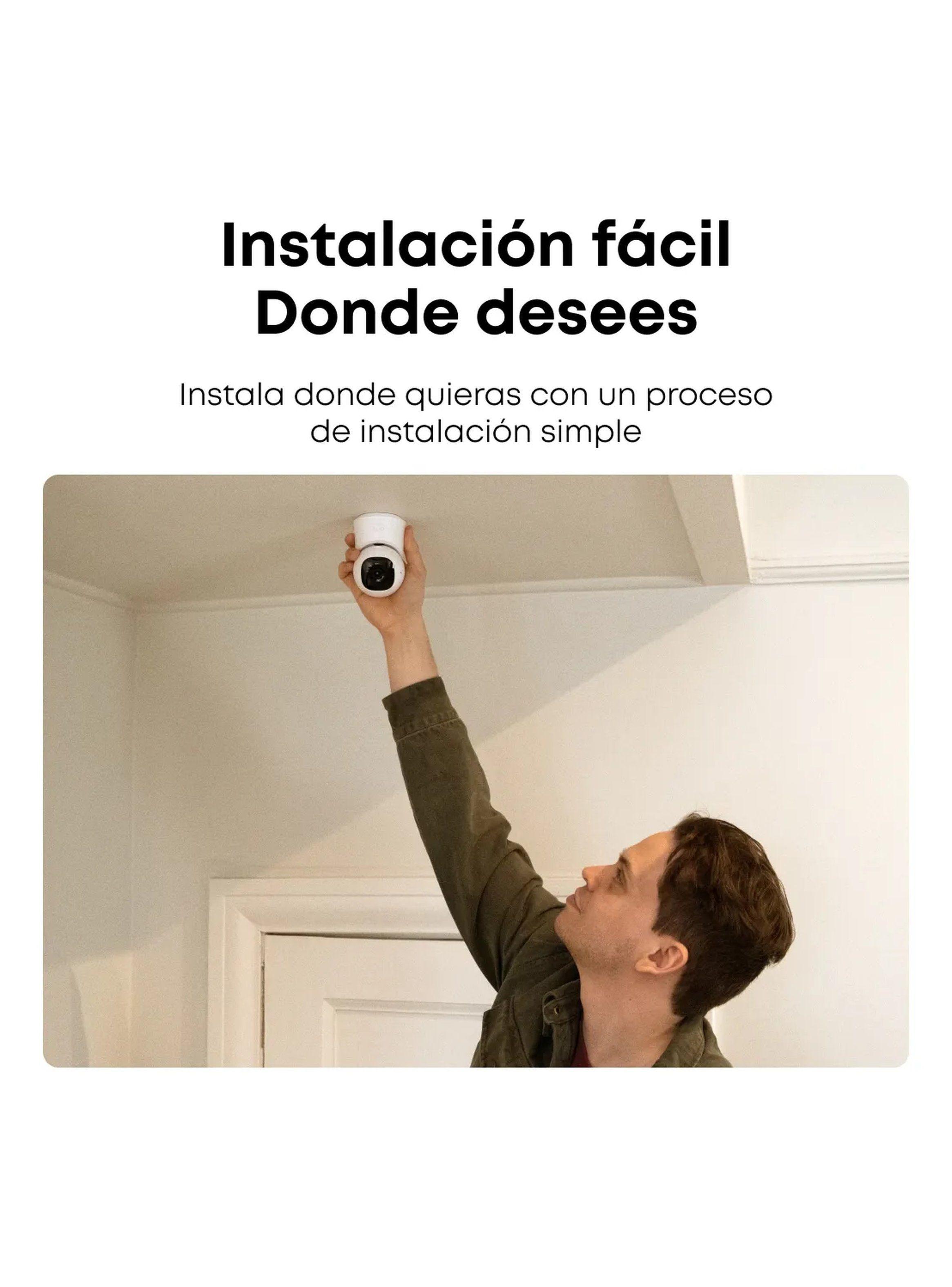 Cámara De Seguridad 1080p Visión 360° Interior-4