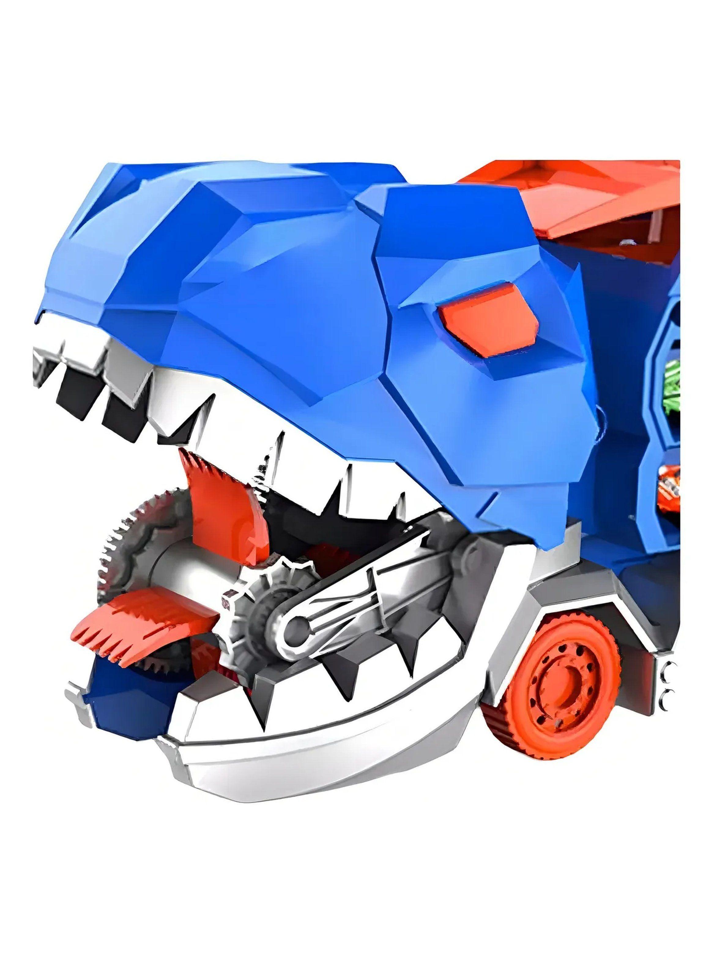 Transportador de Autos Infantil Dinosaurio Transformable Rampa Multicolor-3