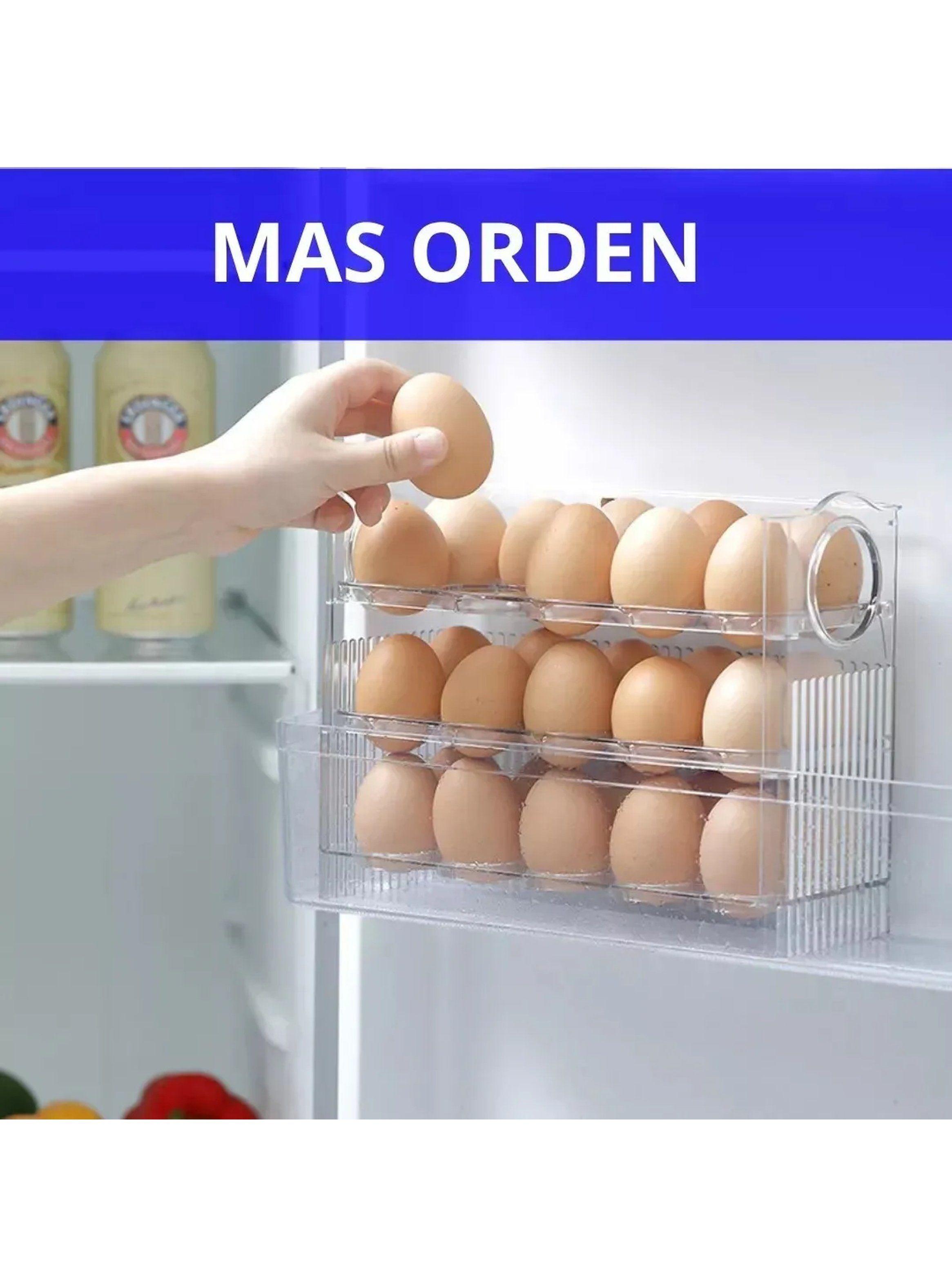 Contenedor de Huevos Apilable Transparente 26cm x 20.2cm x 10cm-5