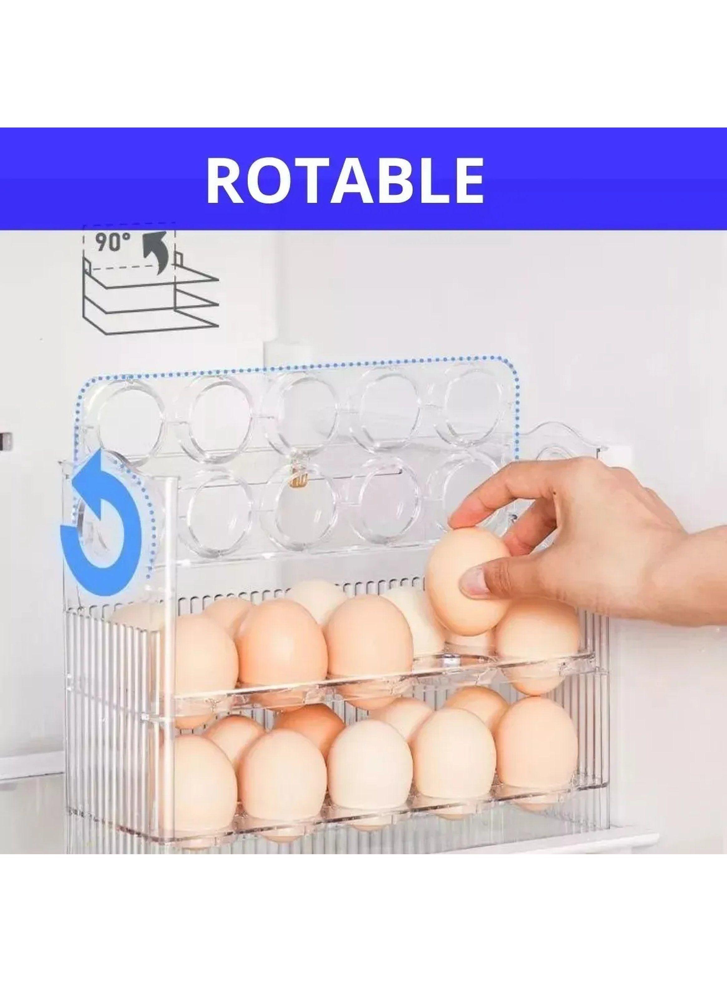 Contenedor de Huevos Apilable Transparente 26cm x 20.2cm x 10cm-6