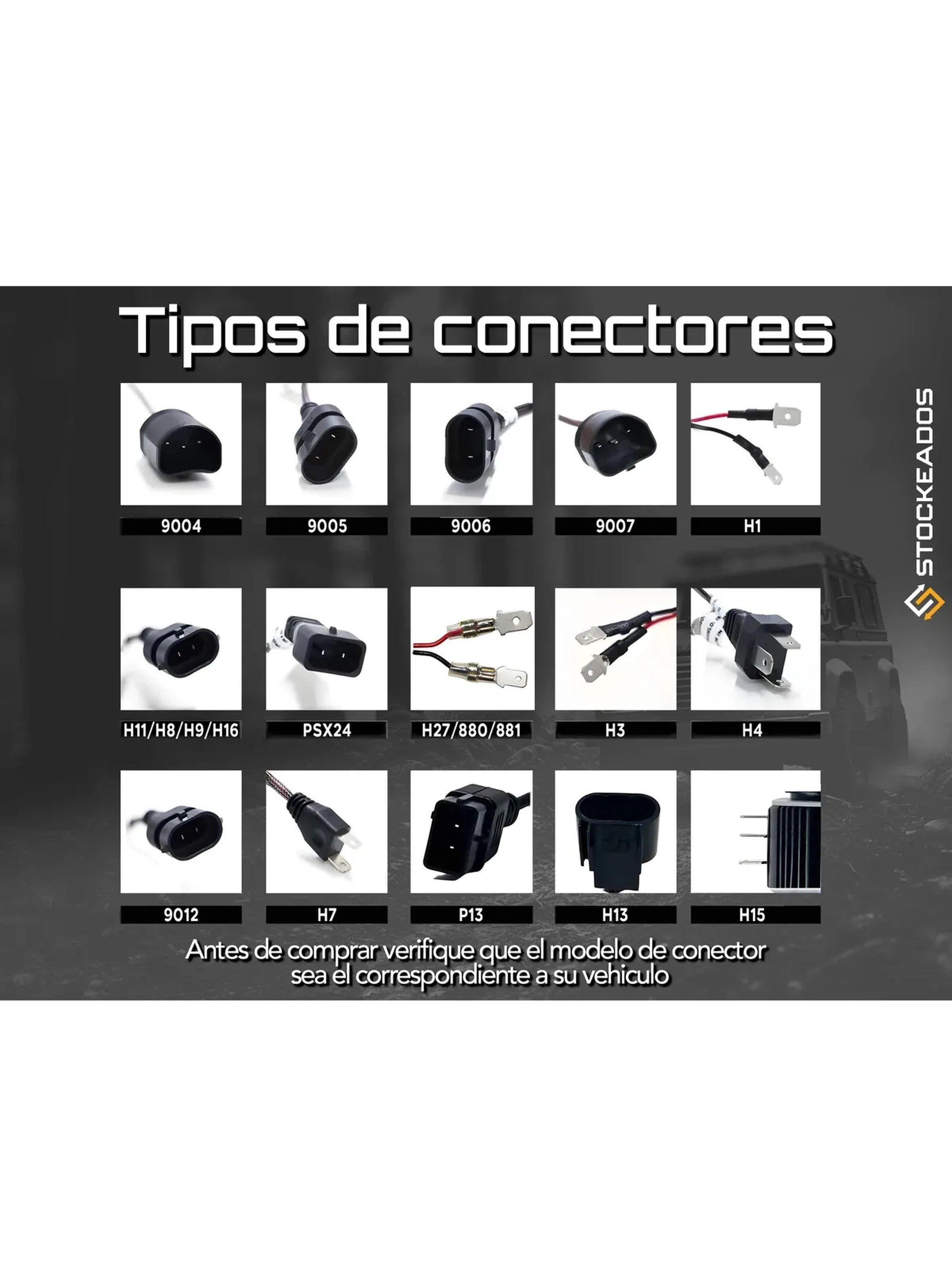 Kit de Luces LED para Auto R11 H4 24,000 Lúmenes 6500K-4