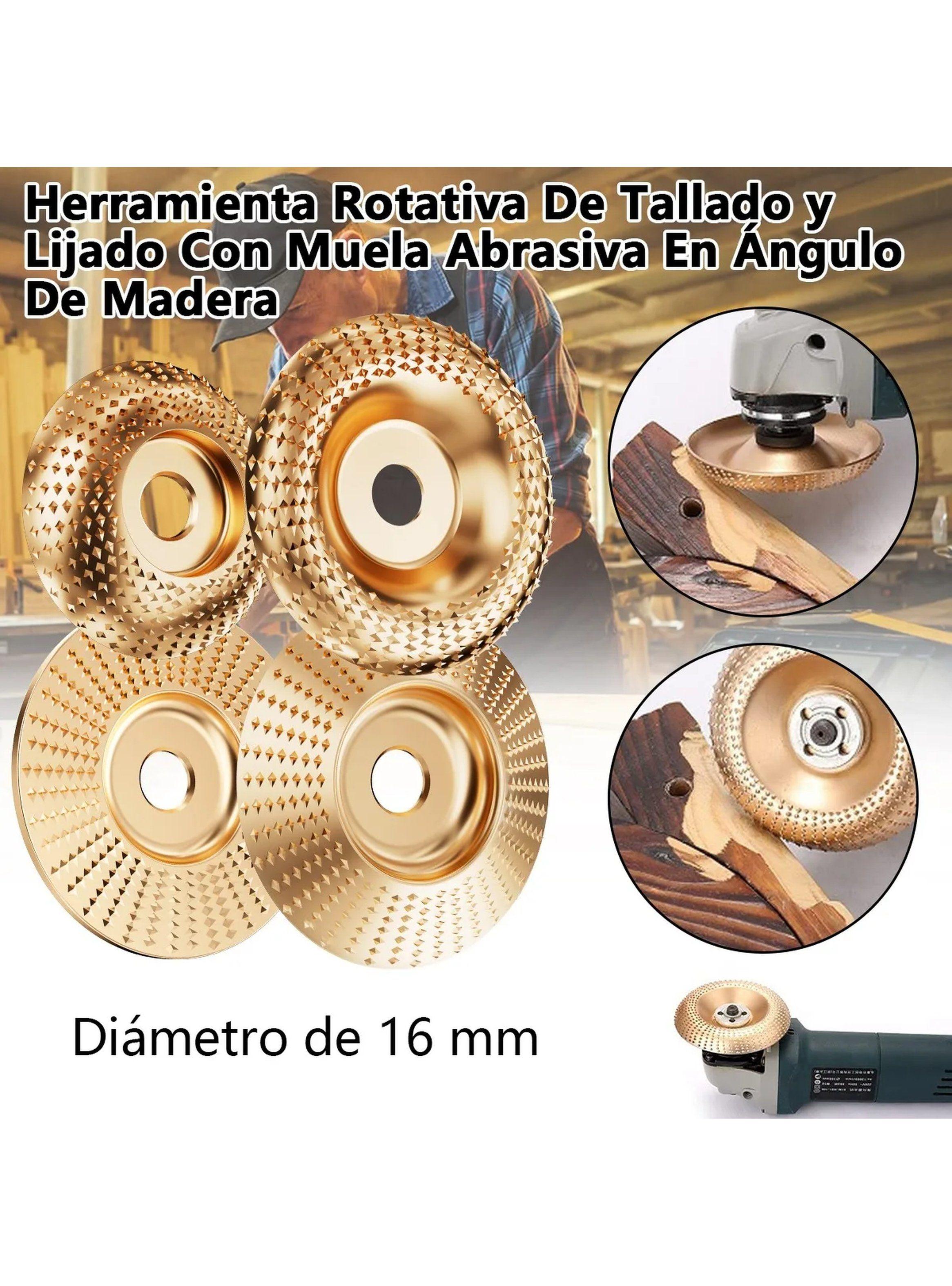 Discos Abrasivos para Amoladora Tallado de Madera Acero Inoxidable-5