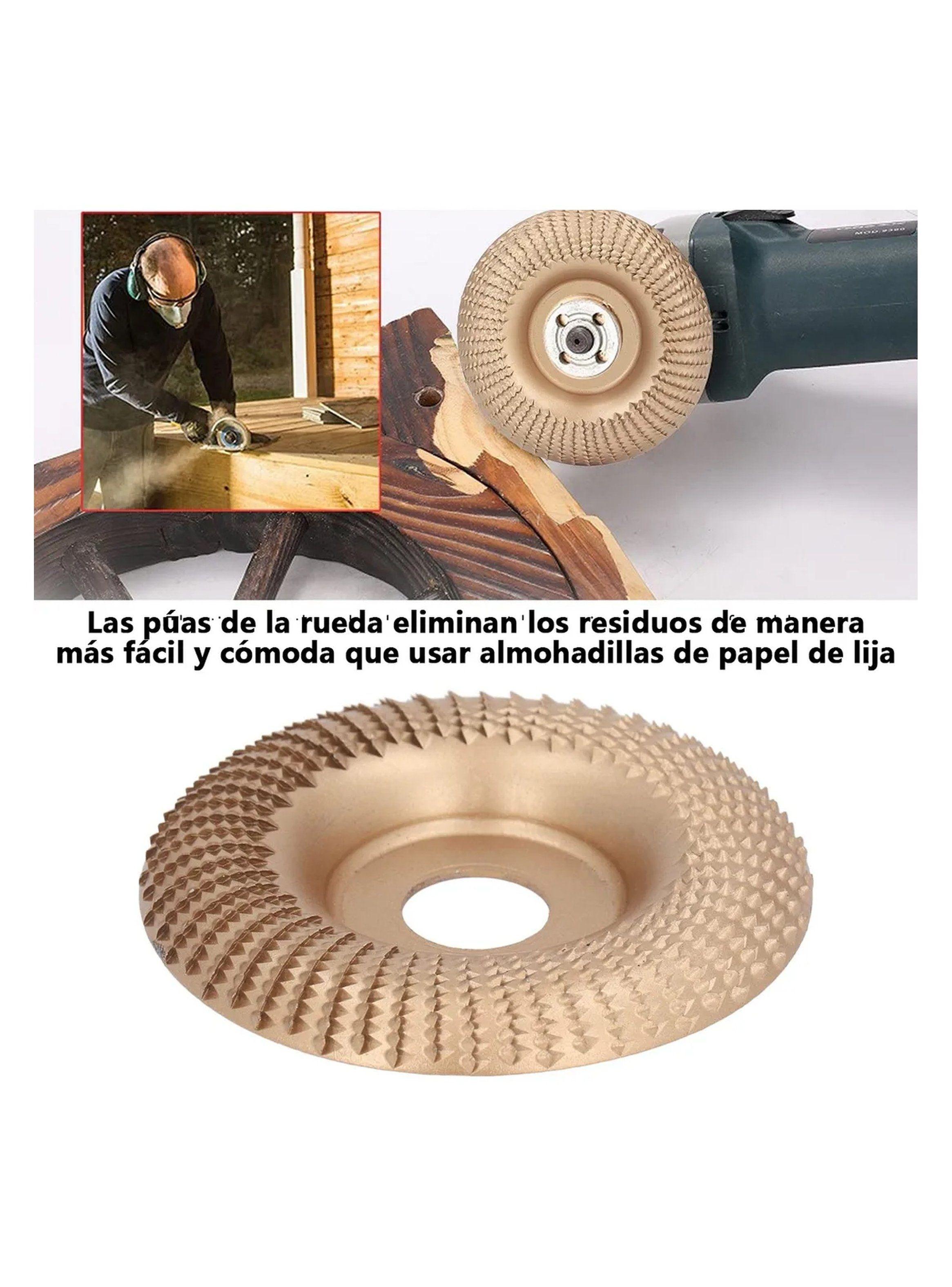 Discos Abrasivos para Amoladora Tallado de Madera Acero Inoxidable-7