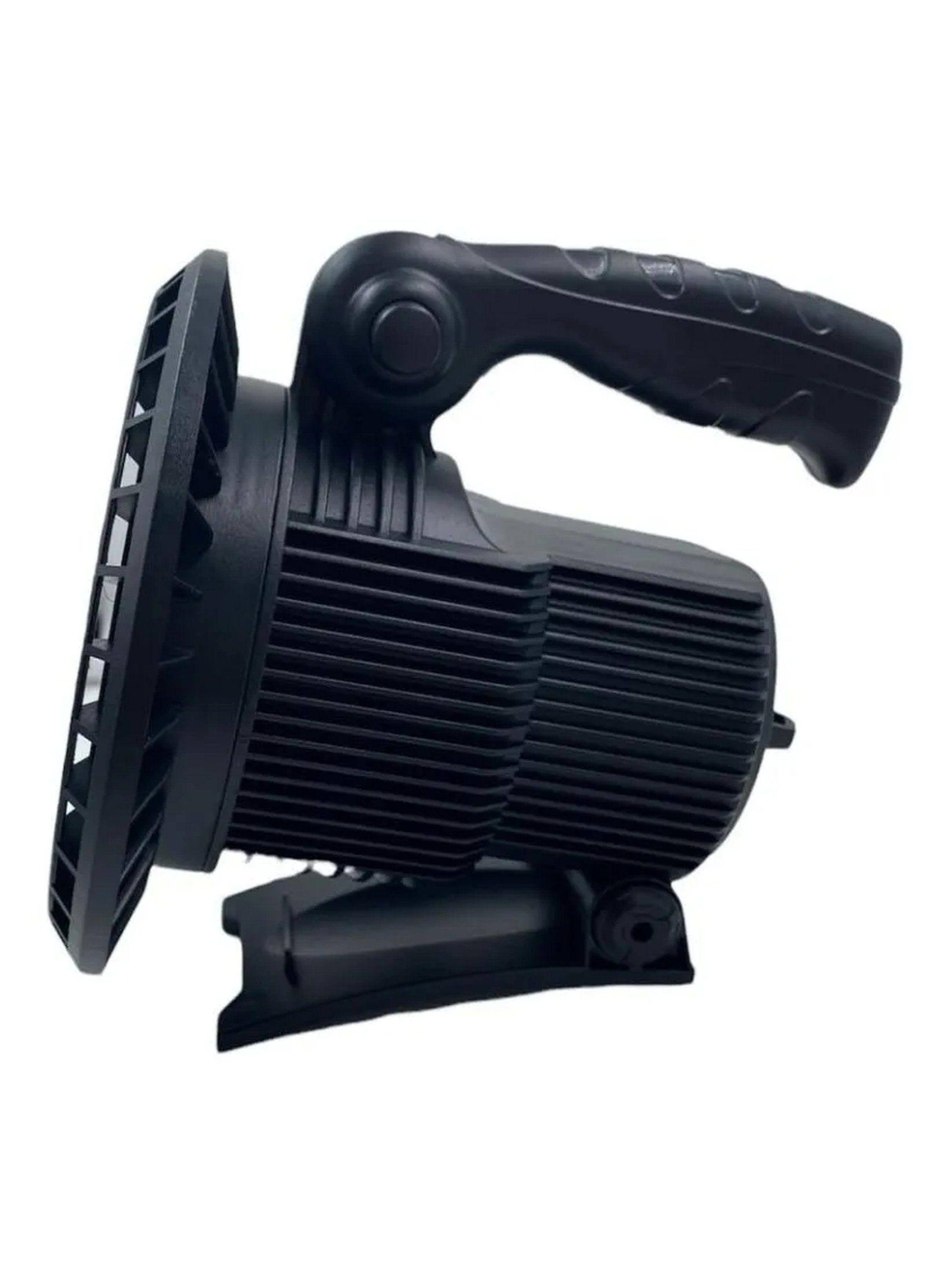 Reflector LED Portátil Ajustable Alta Potencia Luminoso Negro-2