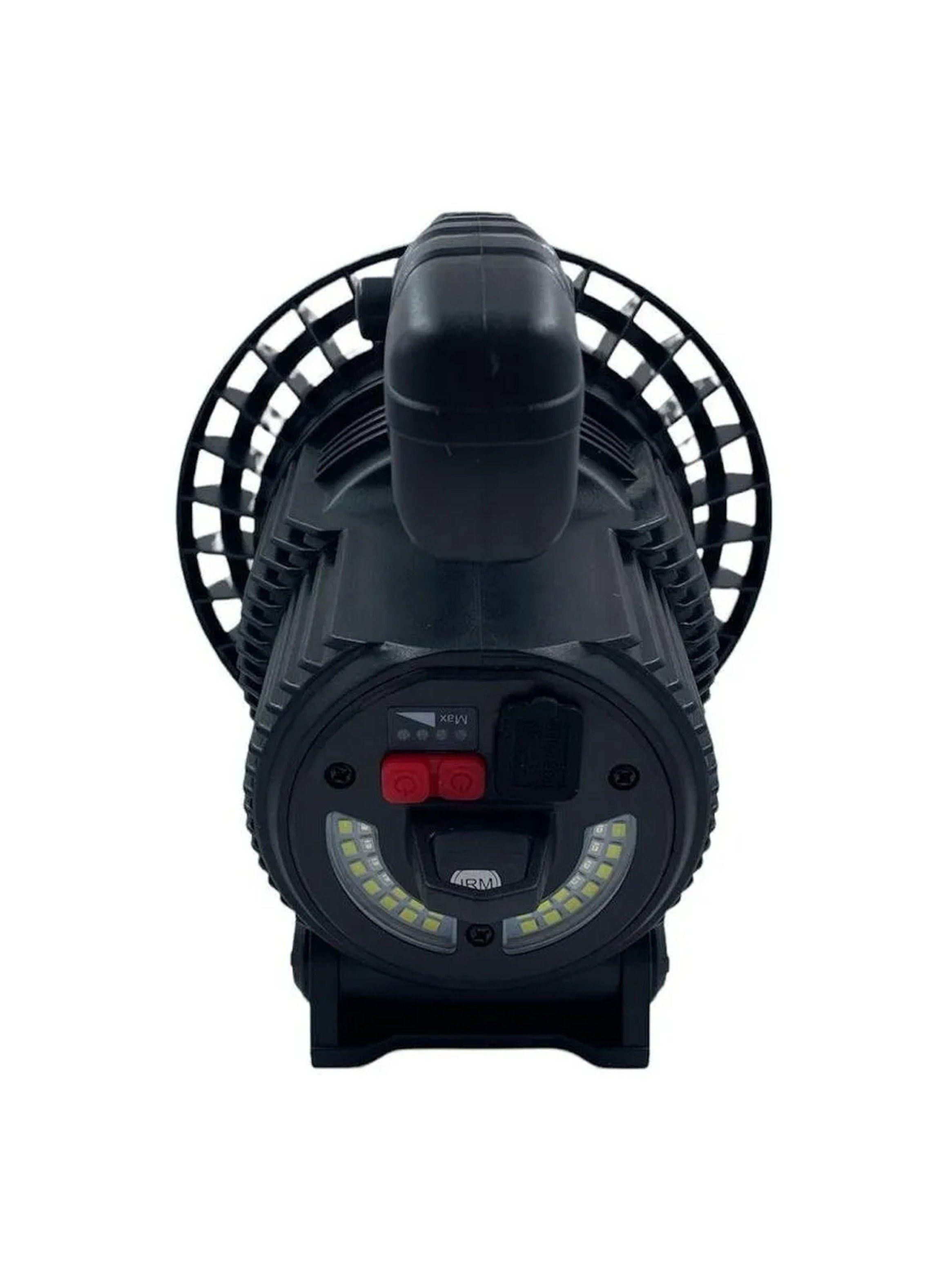 Reflector LED Portátil Ajustable Alta Potencia Luminoso Negro-3