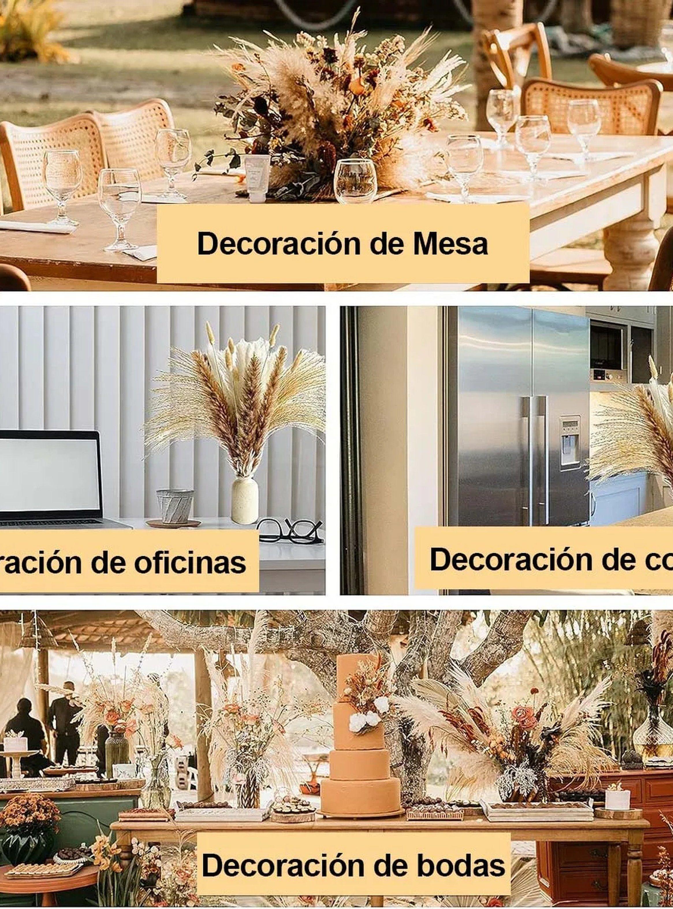 Ramo de Flores Secas Decorativas Color Mixto-2