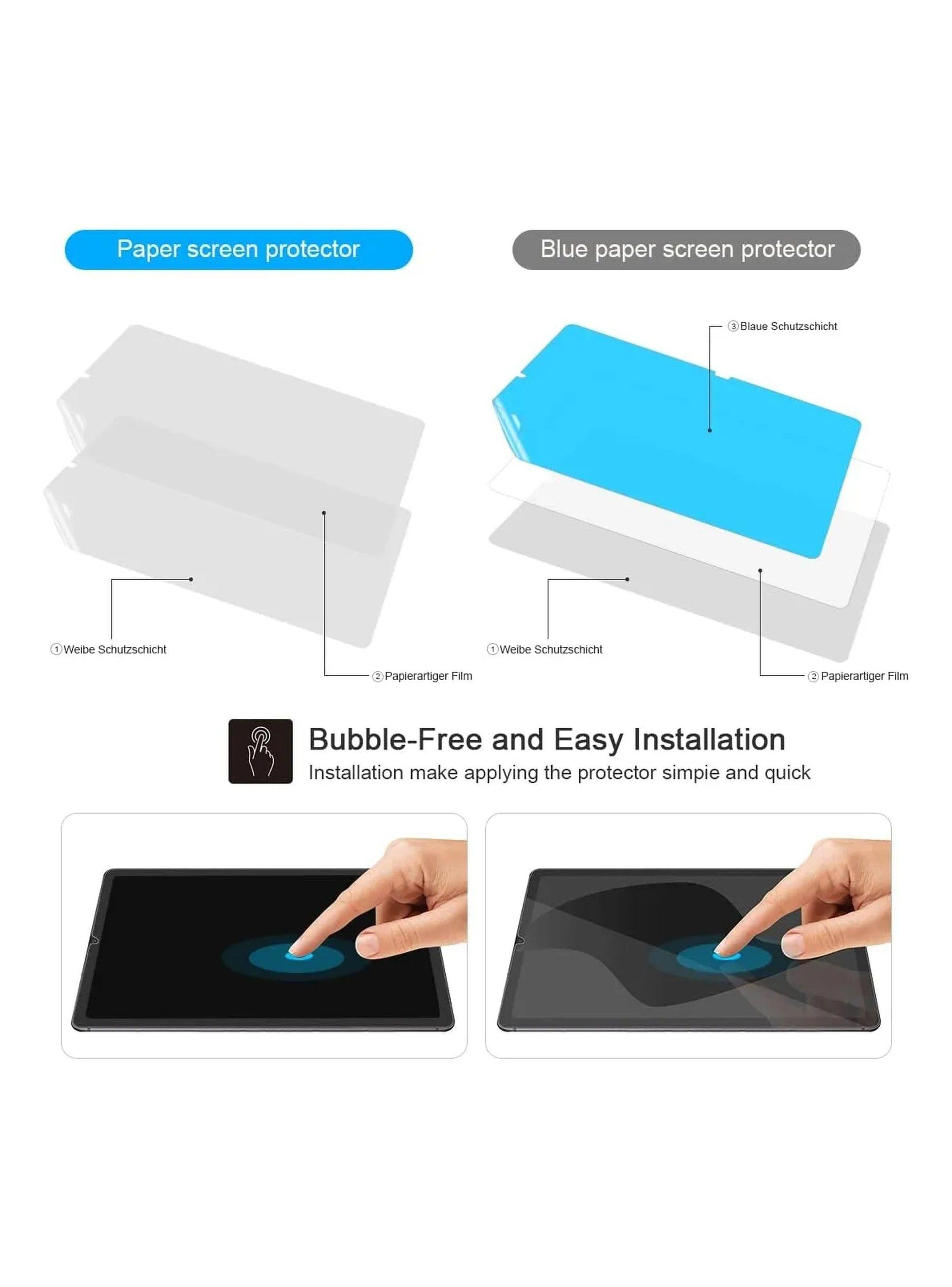 Protector de Pantalla Para Tableta Ultra Delgado Compatible con S Pen-4