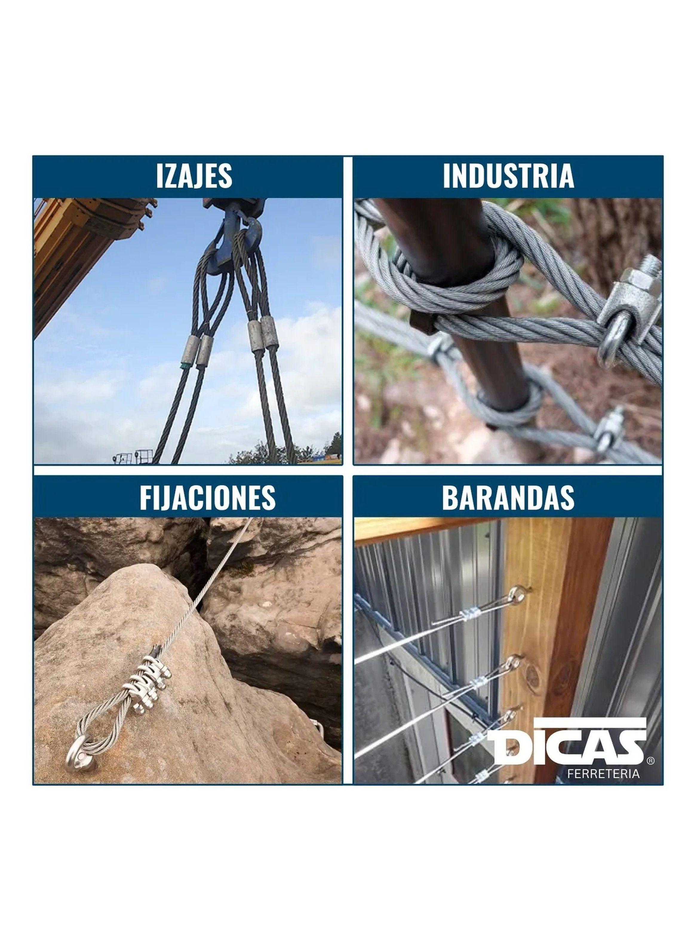 Cable de Acero Inoxidable 7x19 Alta Resistencia 100 m-5