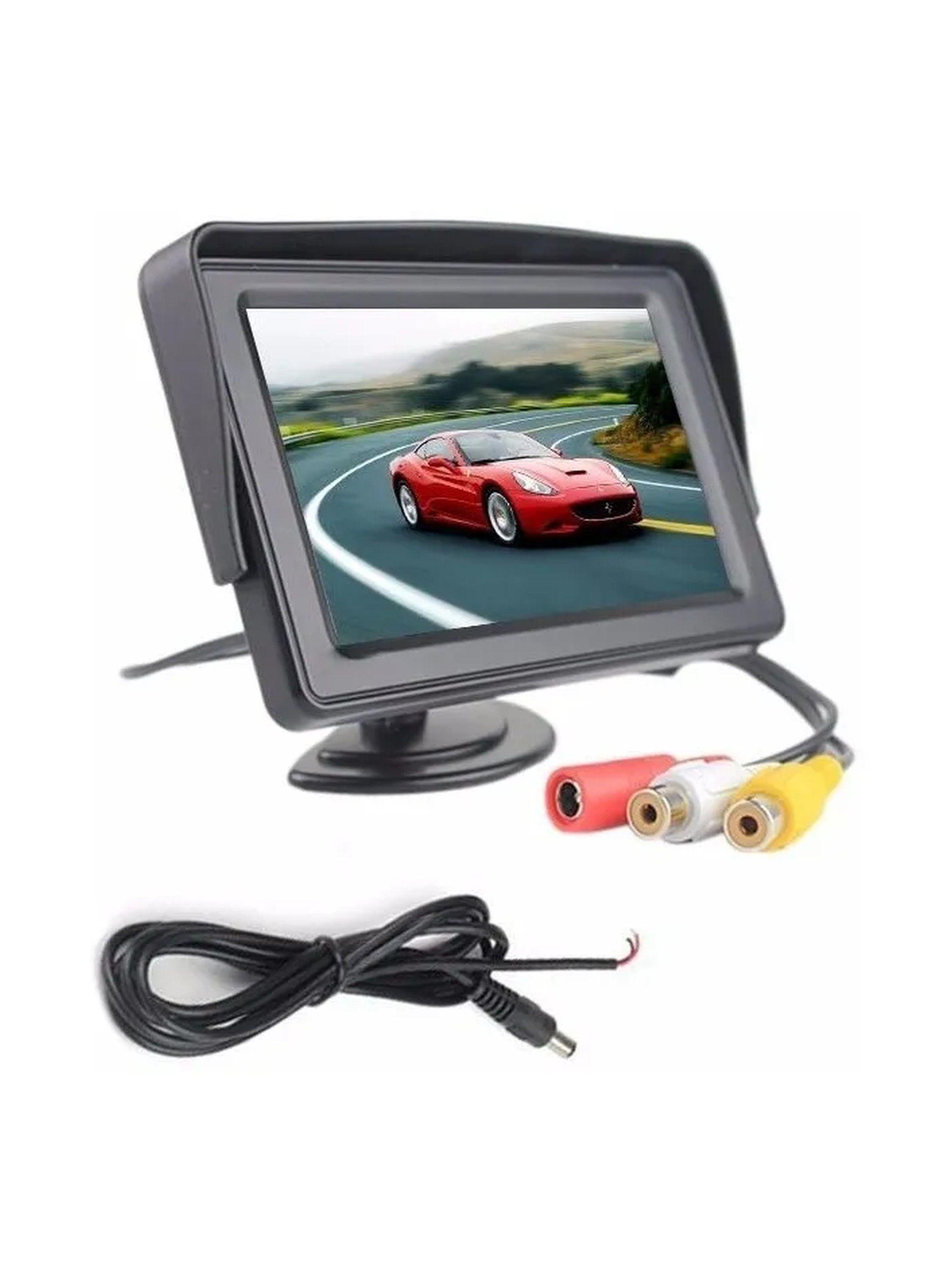 Monitor de Reversa 4.3 Pulgadas con Cableado RCA-2