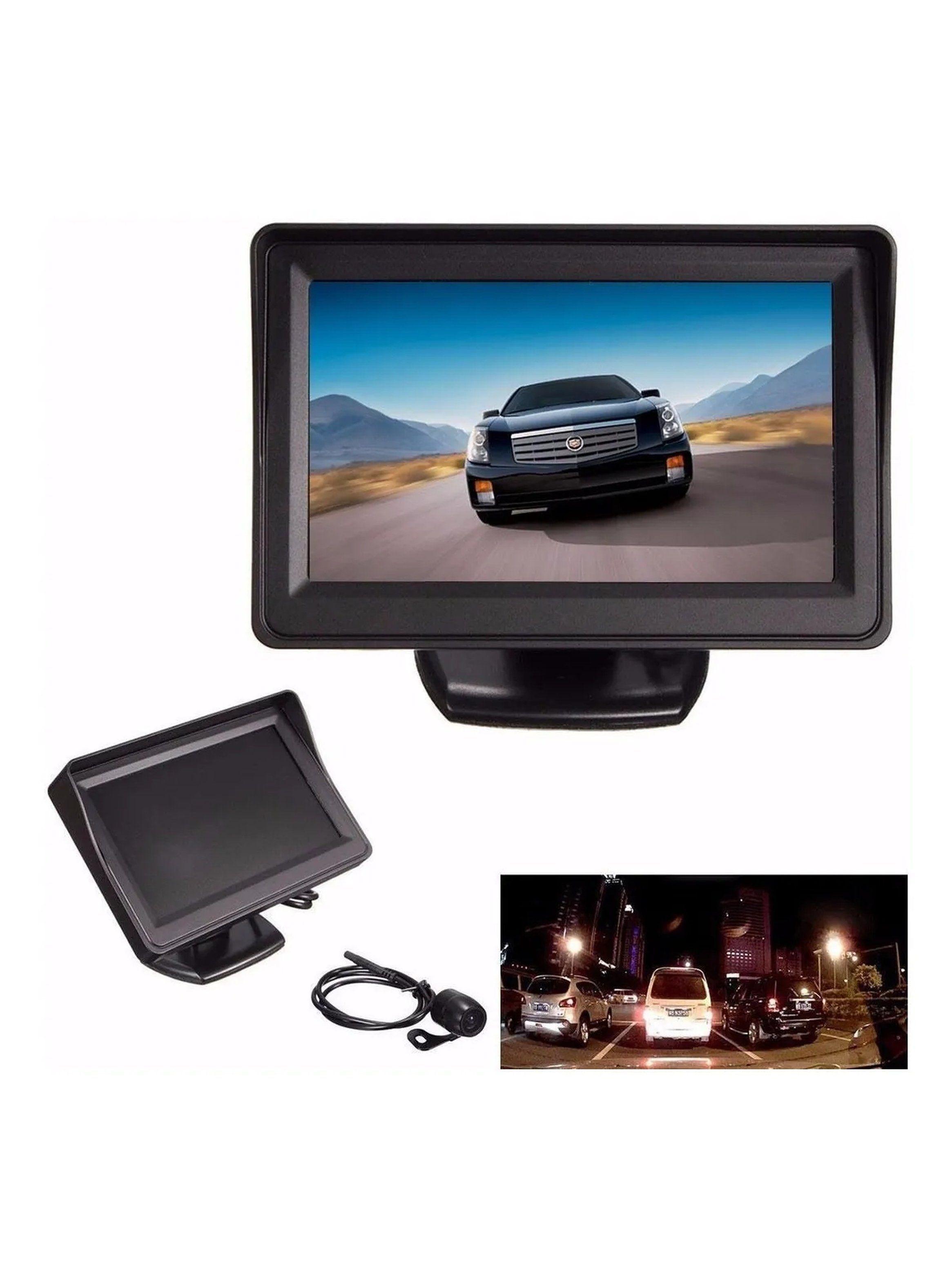 Monitor de Reversa 4.3 Pulgadas con Cableado RCA-6