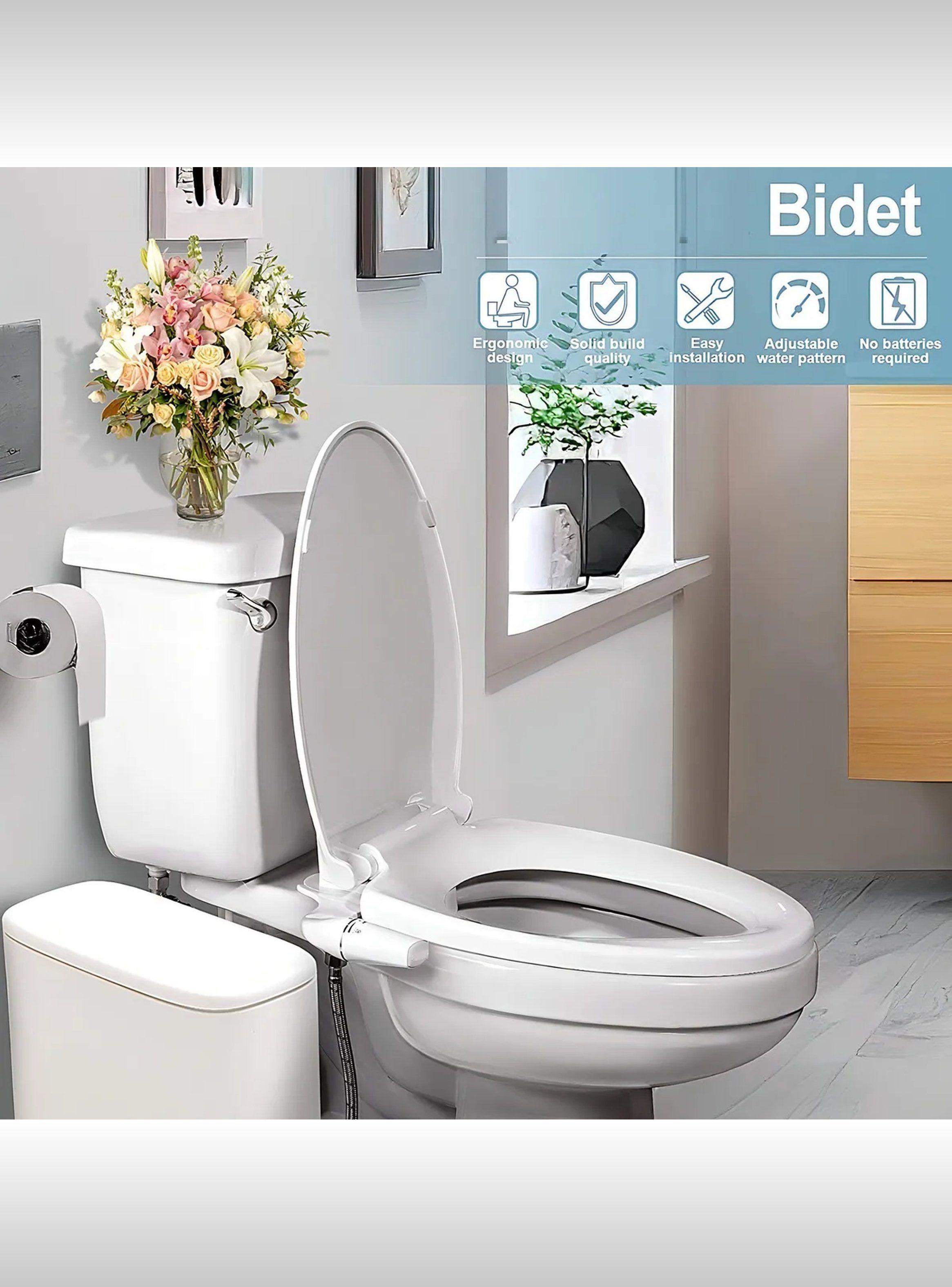 Asiento de Bidet Manual Ajustable Color Blanco-1