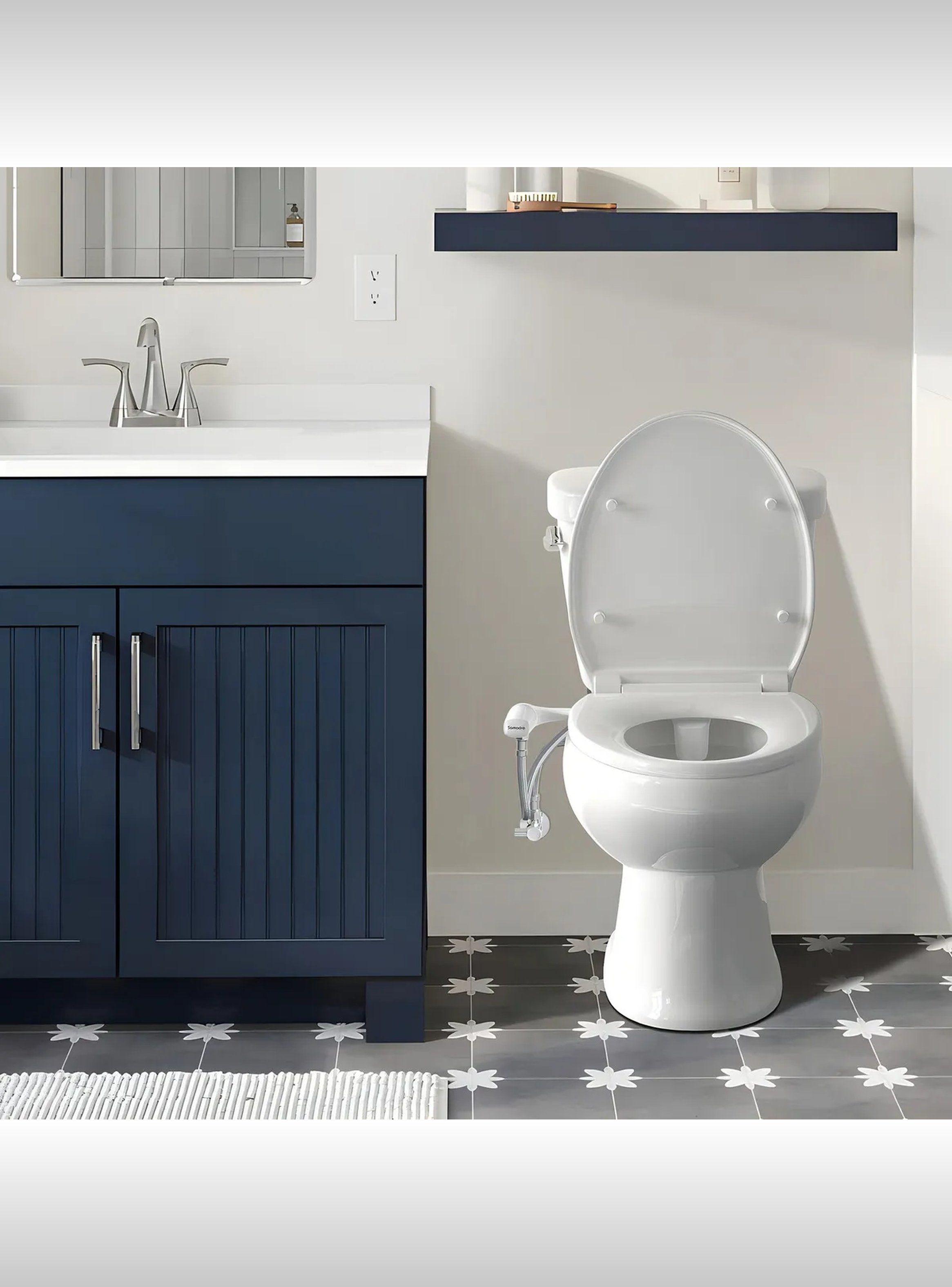 Asiento de Bidet Manual Ajustable Color Blanco-4