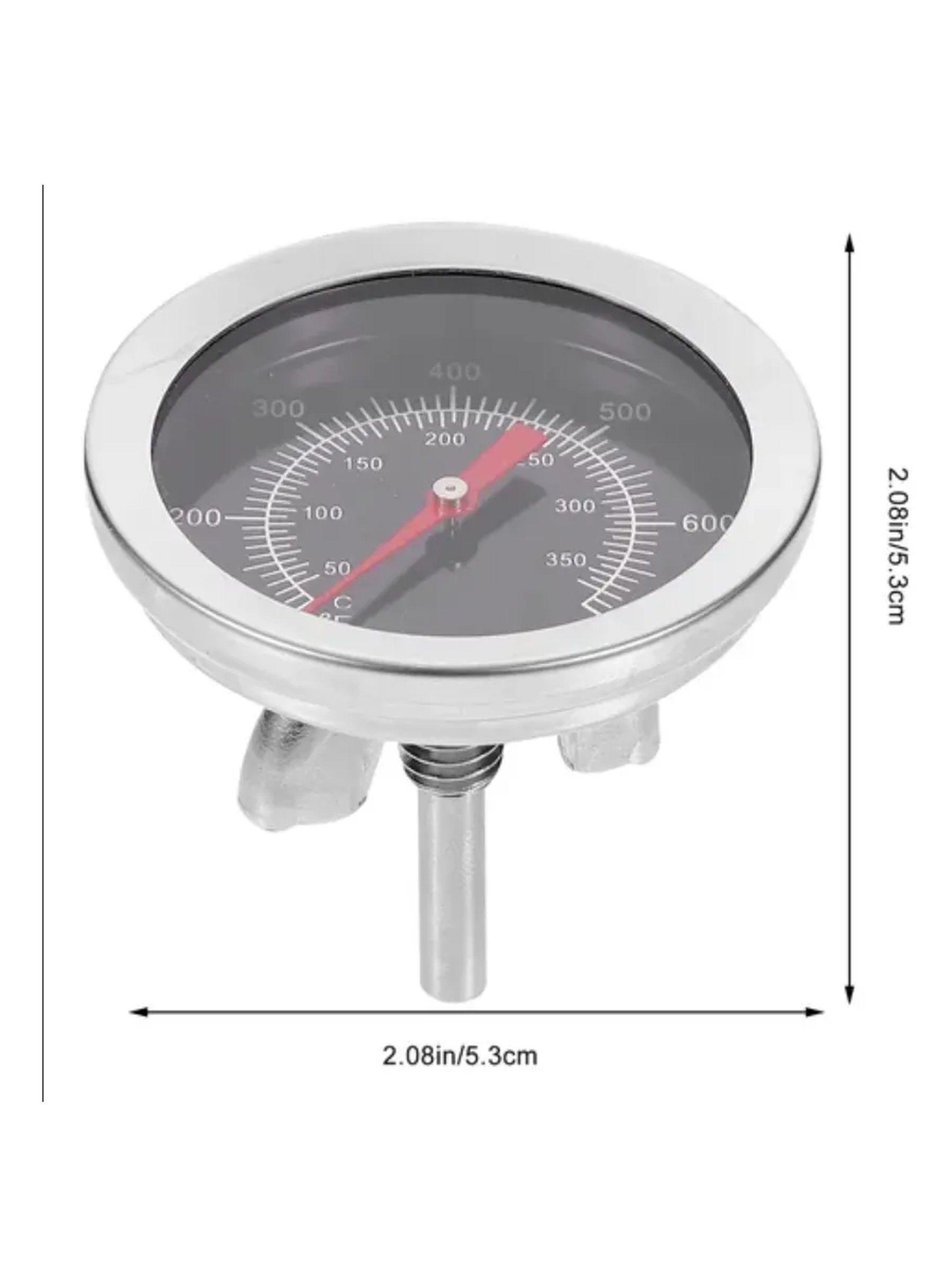 Termómetro para Parrilla Acero Inoxidable Resistente Temperatura hasta 600°C-2