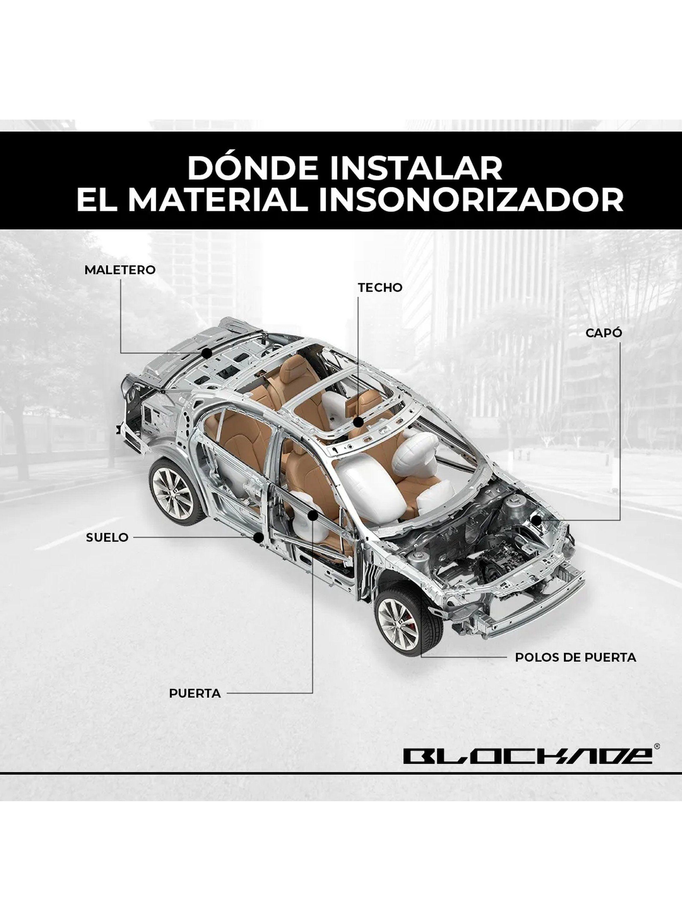 Lámina Térmica y Acústica 2 en 1 Autoadhesiva para Vehículos-5