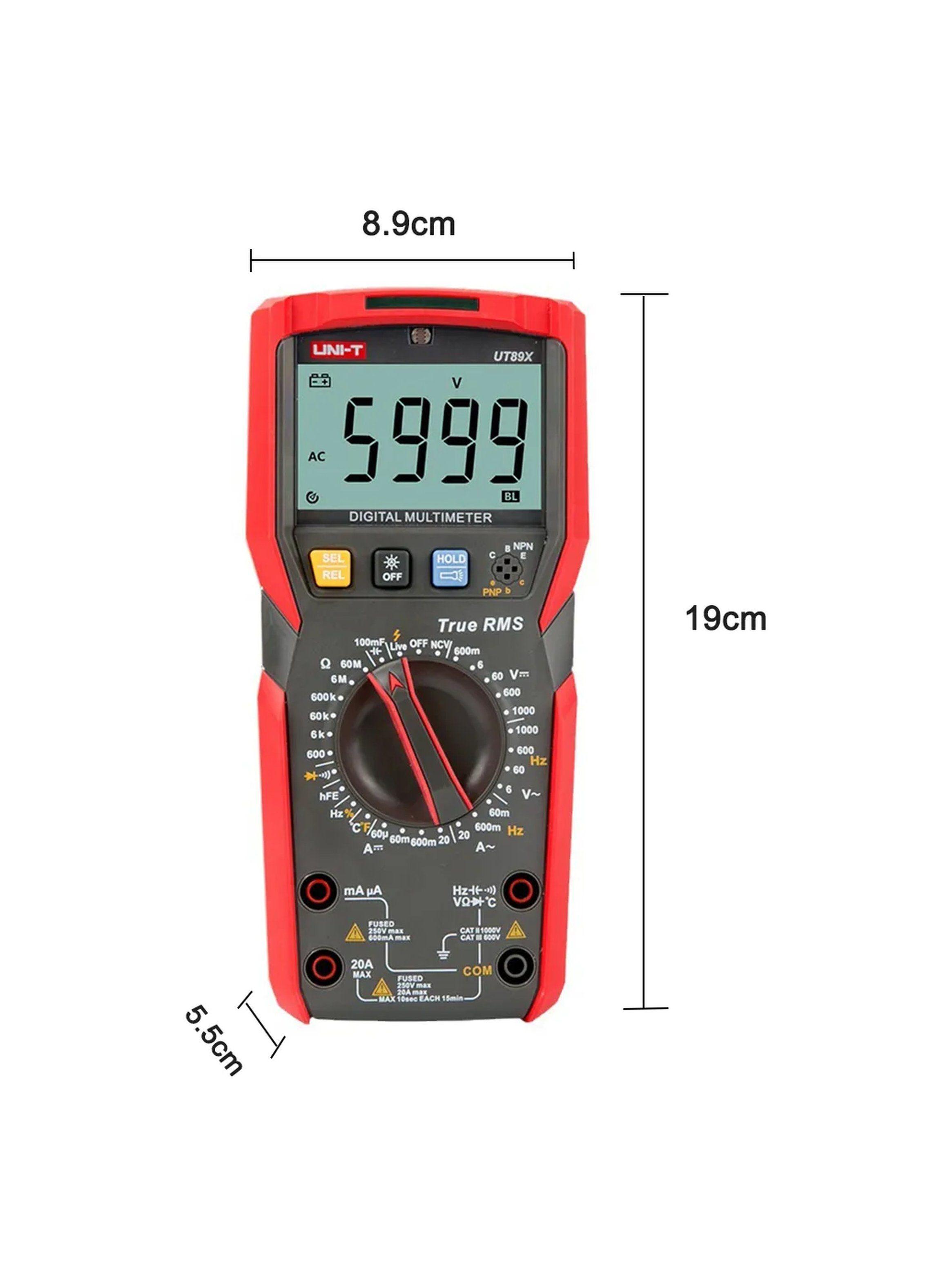 Multímetro Digital True RMS Pantalla LCD Portátil-1