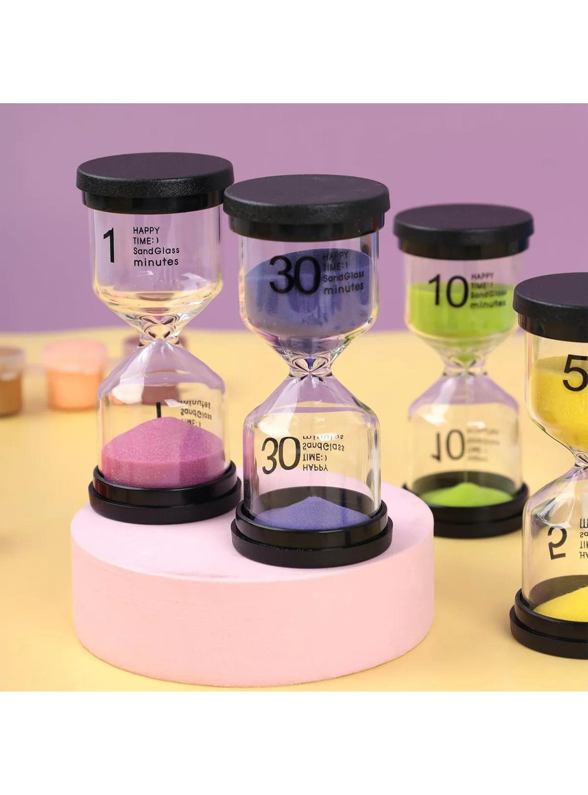 Reloj de Arena de PVC de Colores Set de 6 Piezas-3