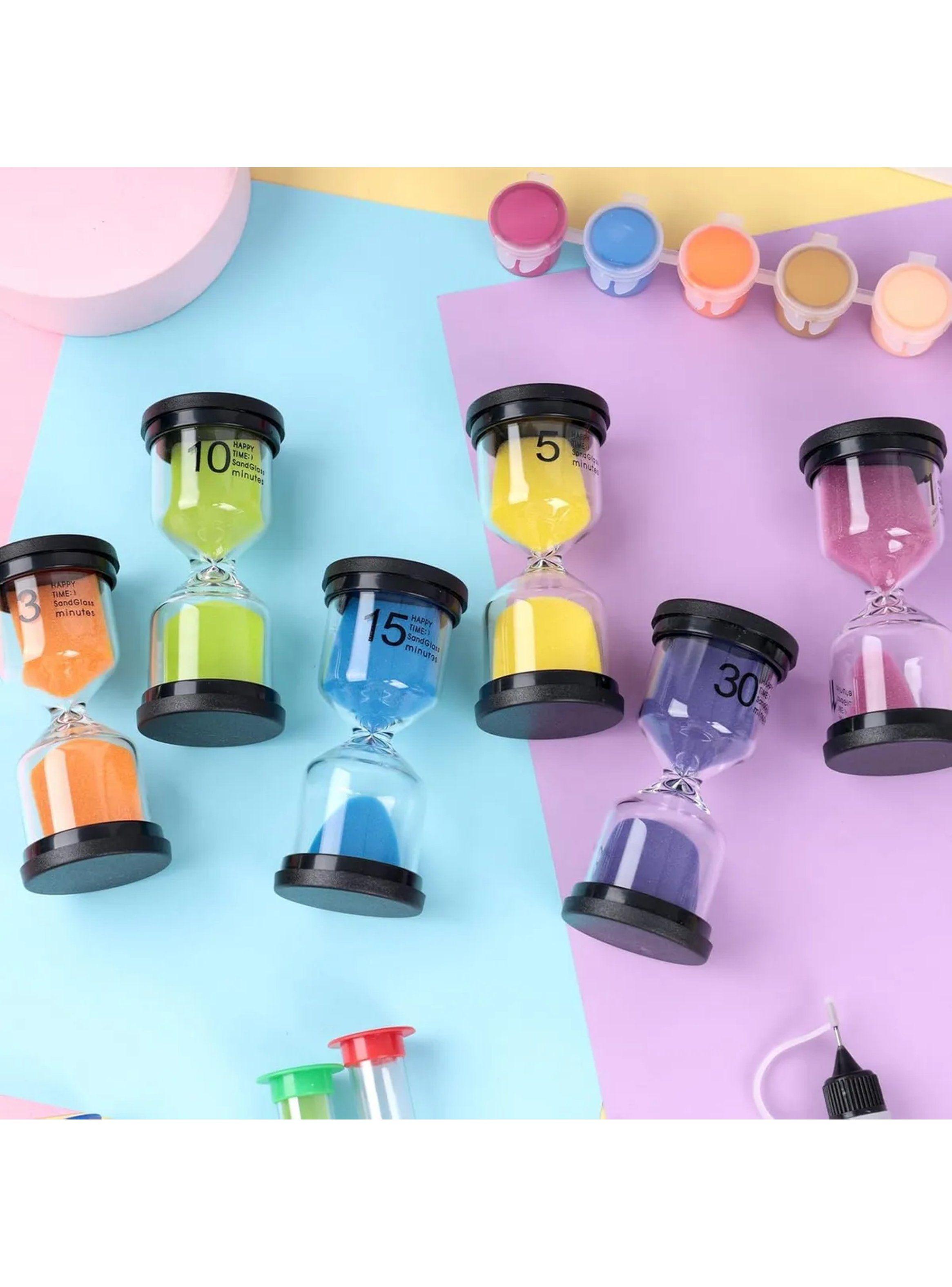 Reloj de Arena de PVC de Colores Set de 6 Piezas-4