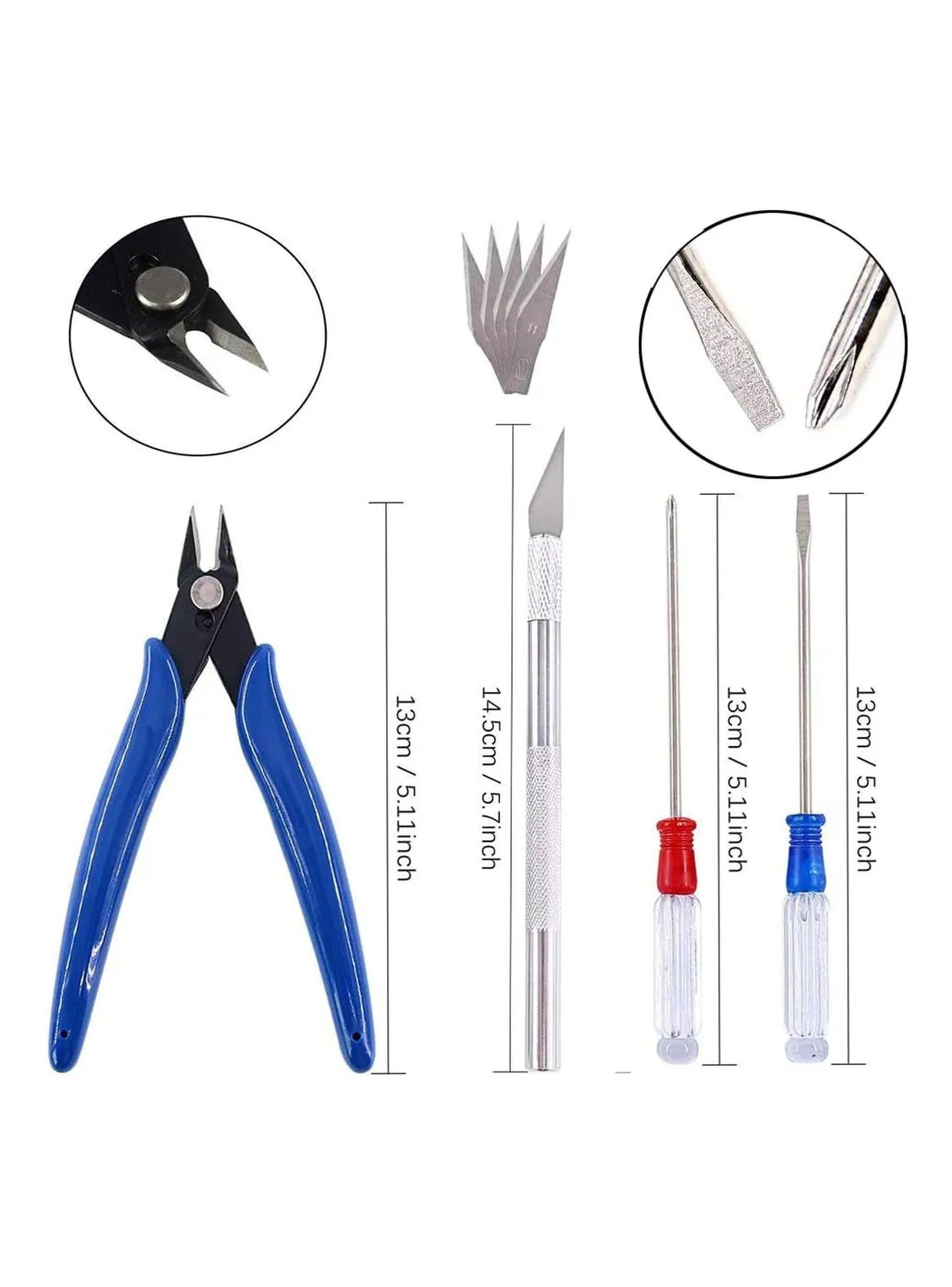 Kit de Herramientas Manuales 44 Piezas Con Alfombrilla Cortante y Broca-3