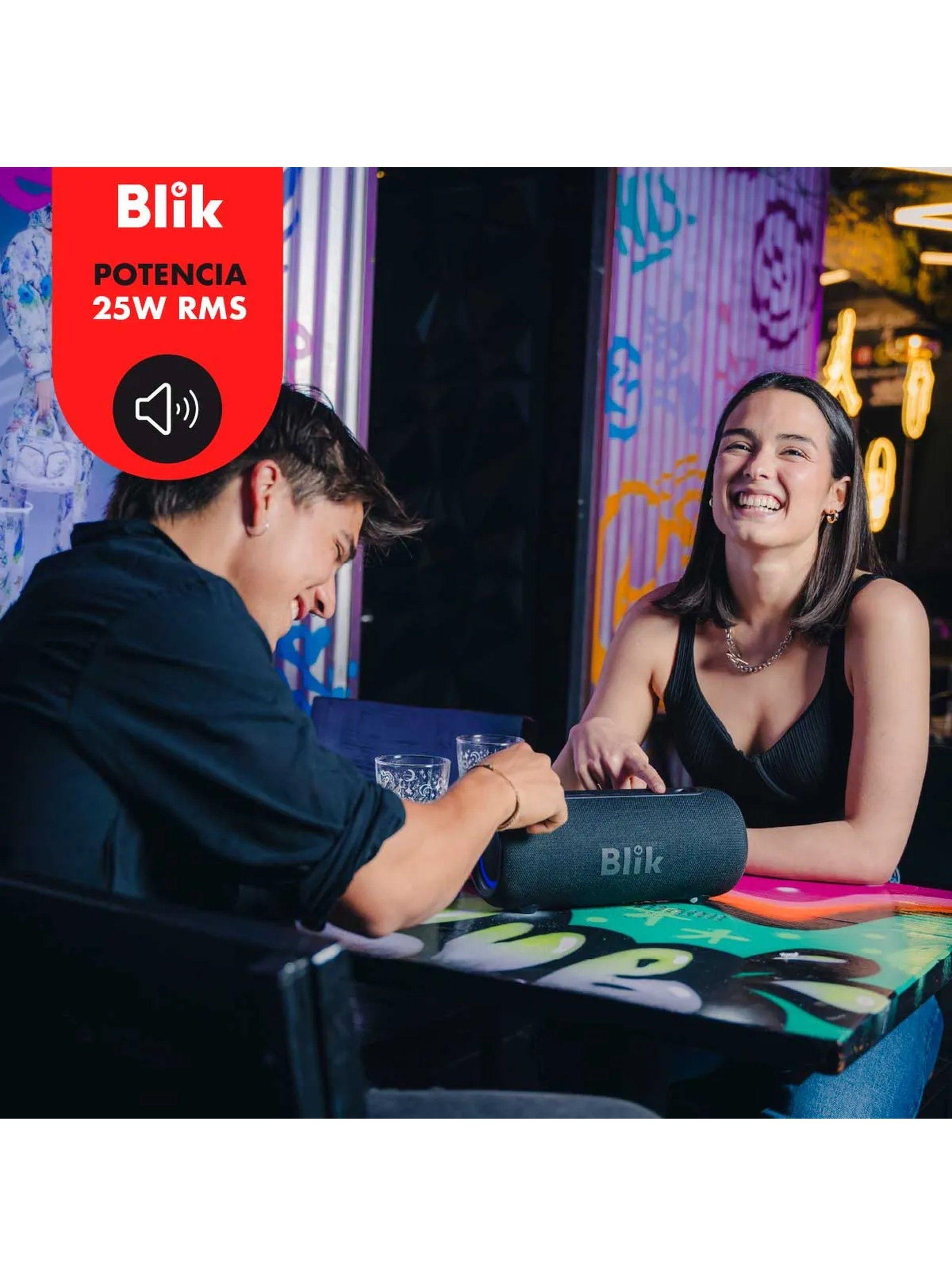 Parlante Portátil Bluetooth 25W RMS Luces LED-2