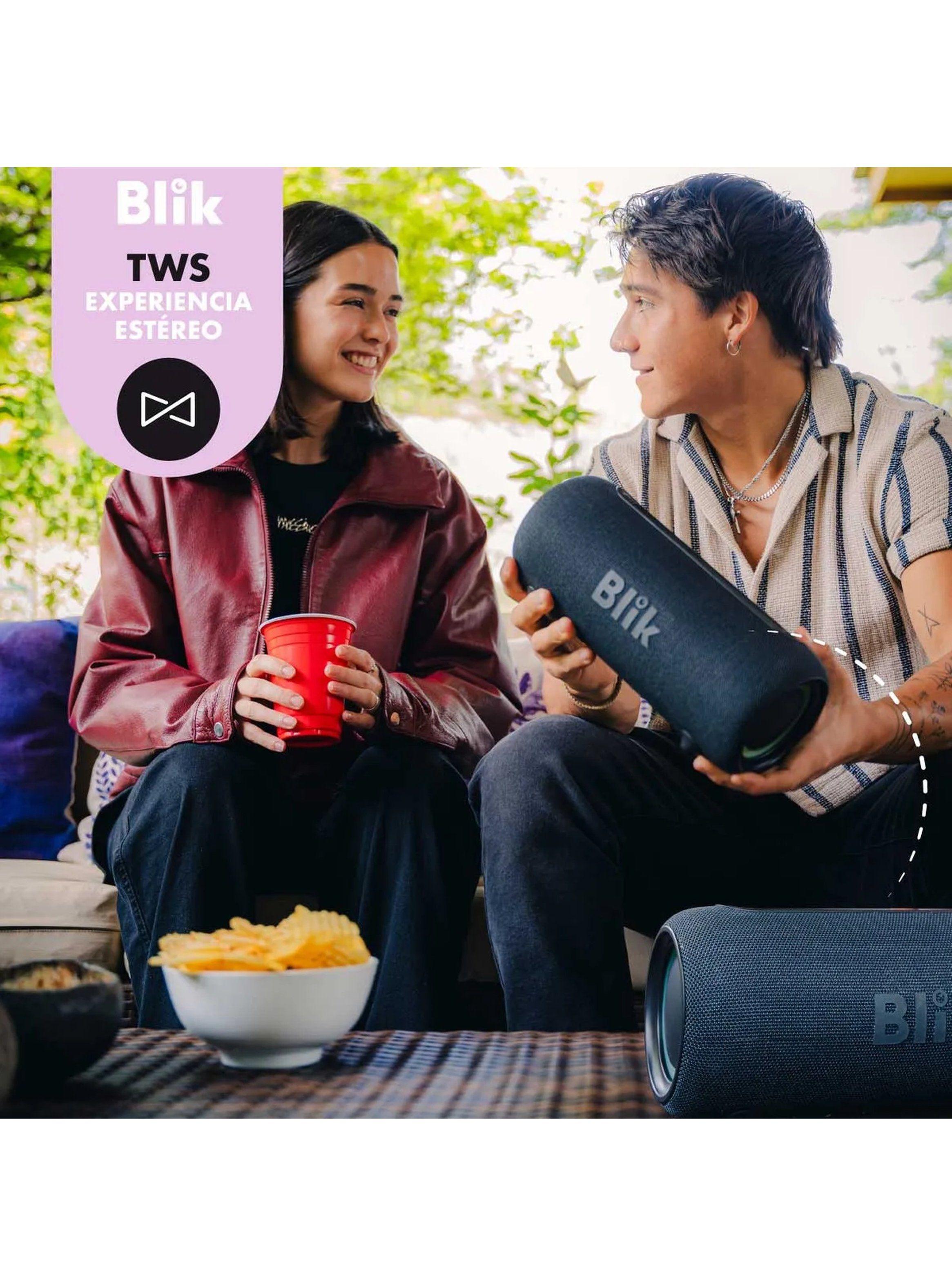 Parlante Portátil Bluetooth 25W RMS Luces LED-6