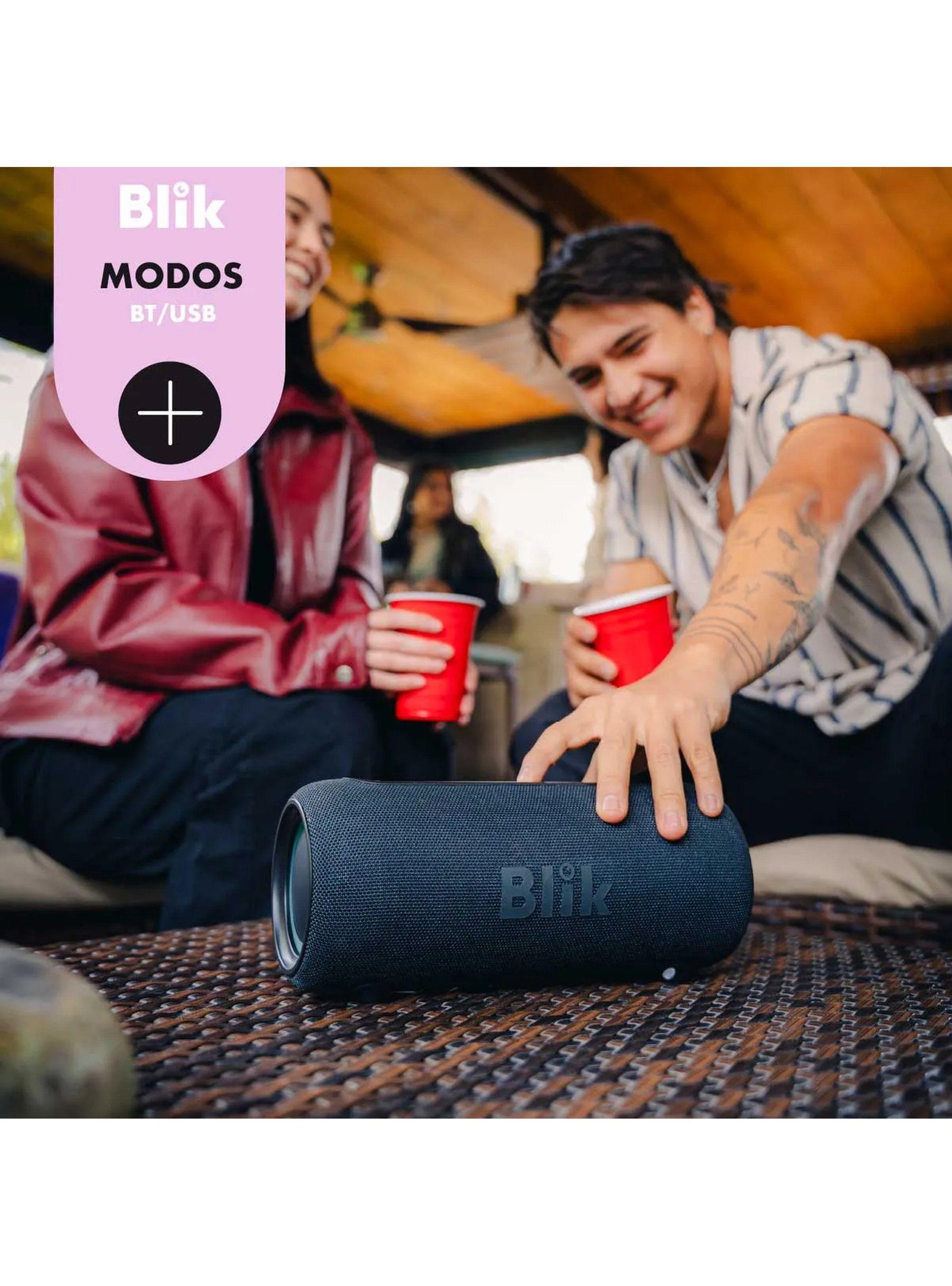 Parlante Portátil Bluetooth 25W RMS Luces LED-7