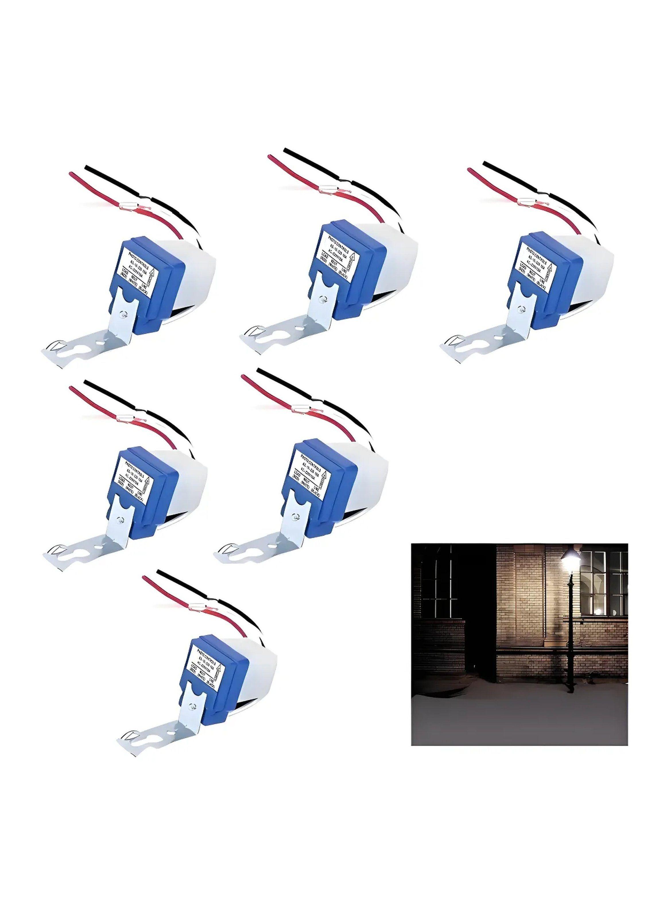 Interruptor Crepuscular Automático Luz Exterior Montaje Ajustable-0