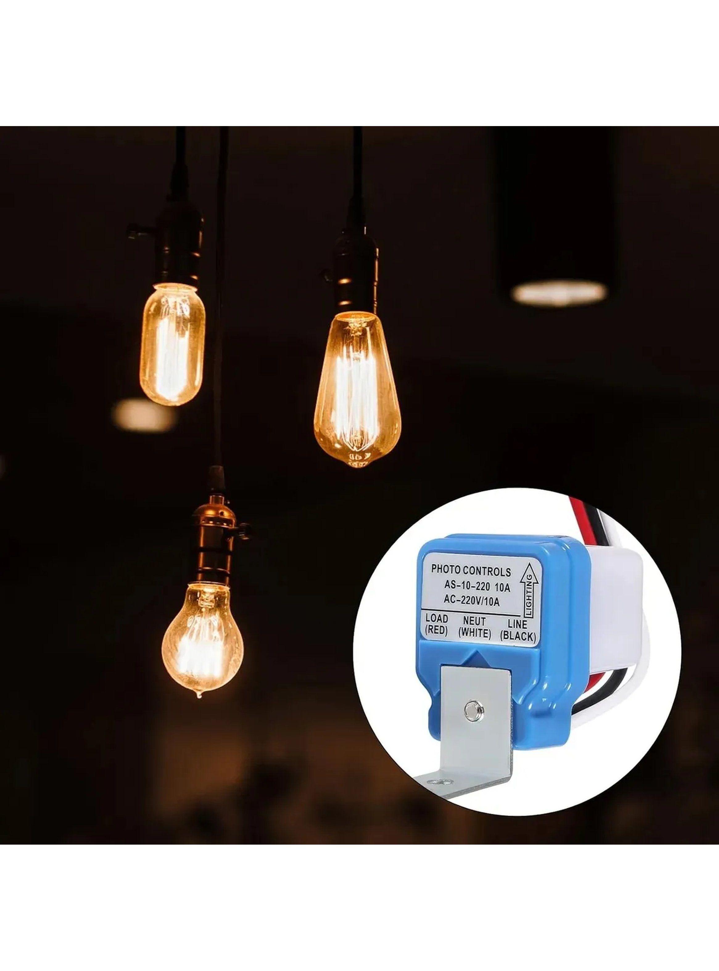 Interruptor Crepuscular Automático Luz Exterior Montaje Ajustable-7