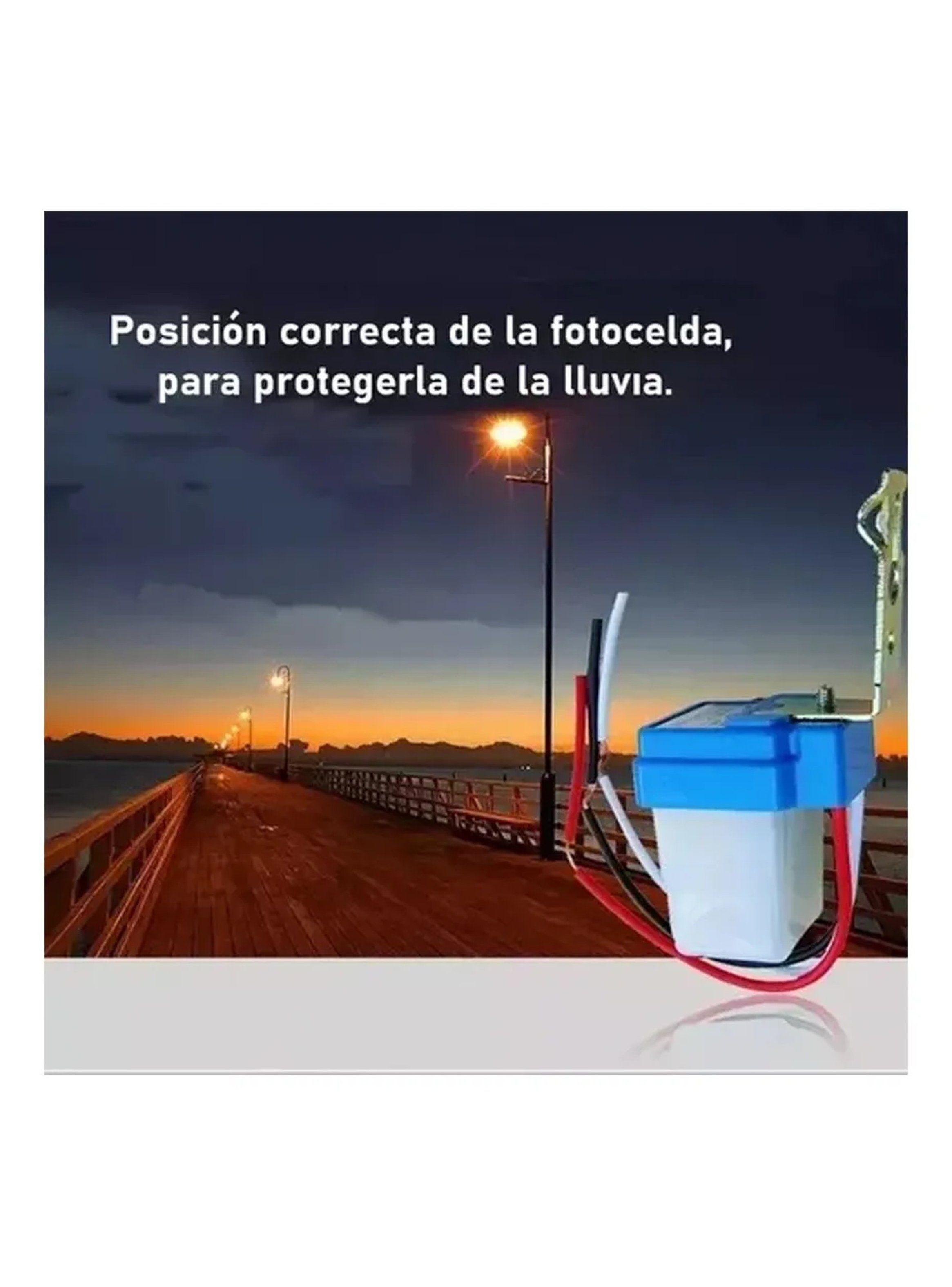 Interruptor Crepuscular Automático Luz Exterior Montaje Ajustable-8