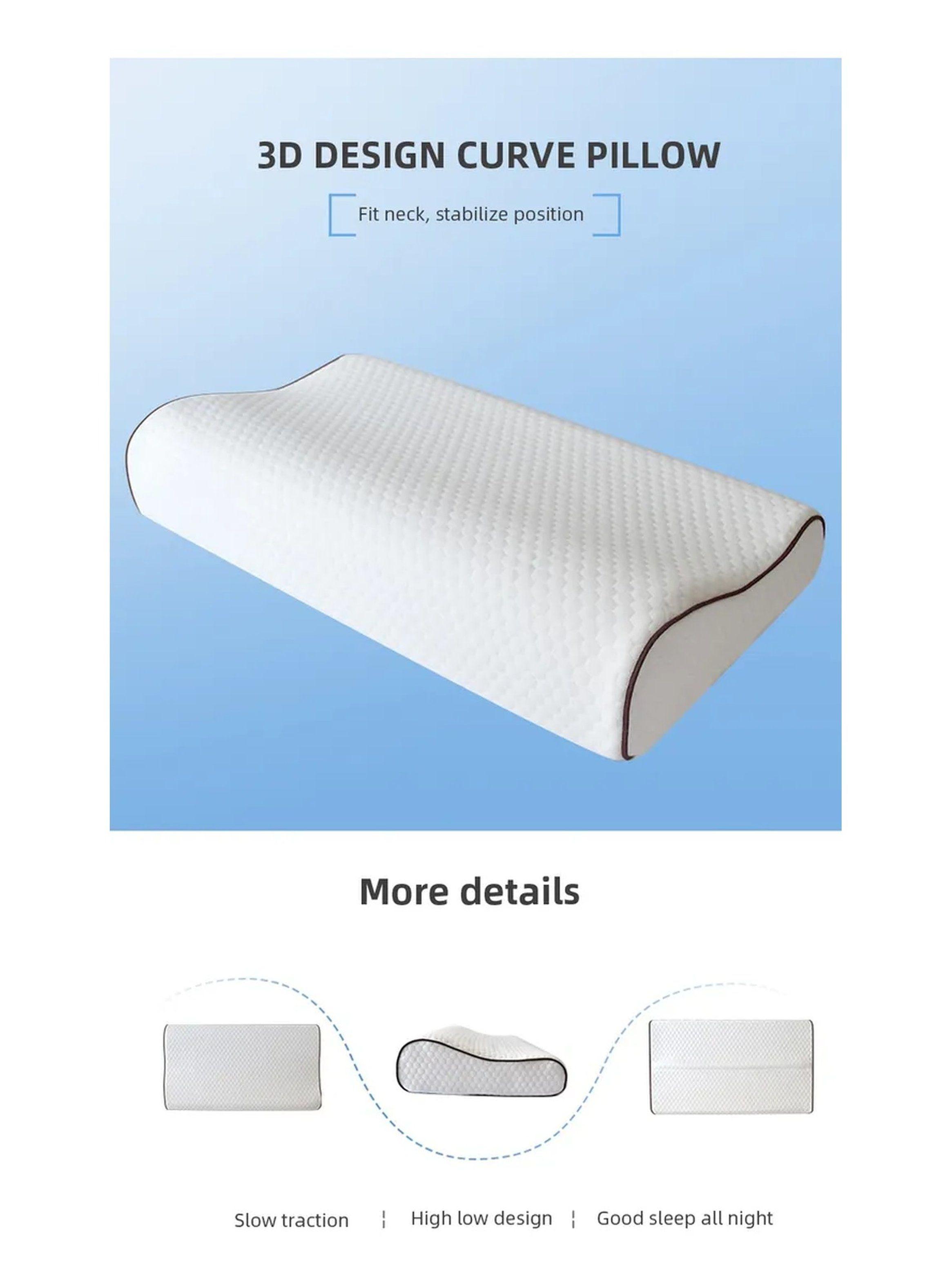 Almohada Ortopédica Antidolor con Gel de Memoria Ergonomía-8
