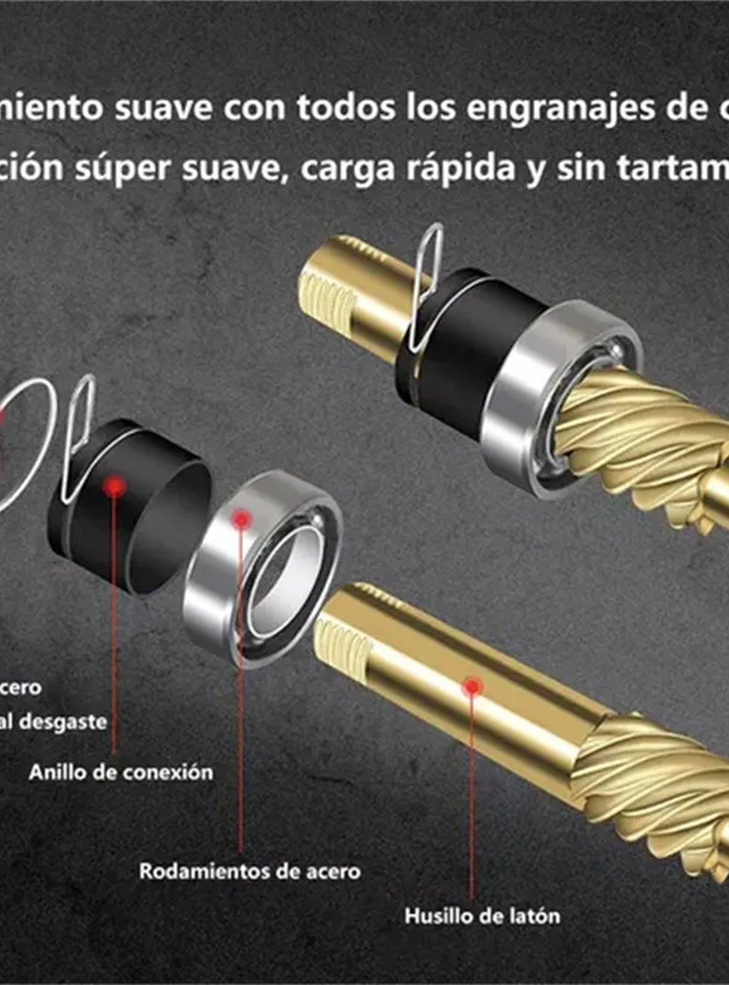 Carrete de Pesca Spinning Resistencia 6kg Engranajes de Latón-2