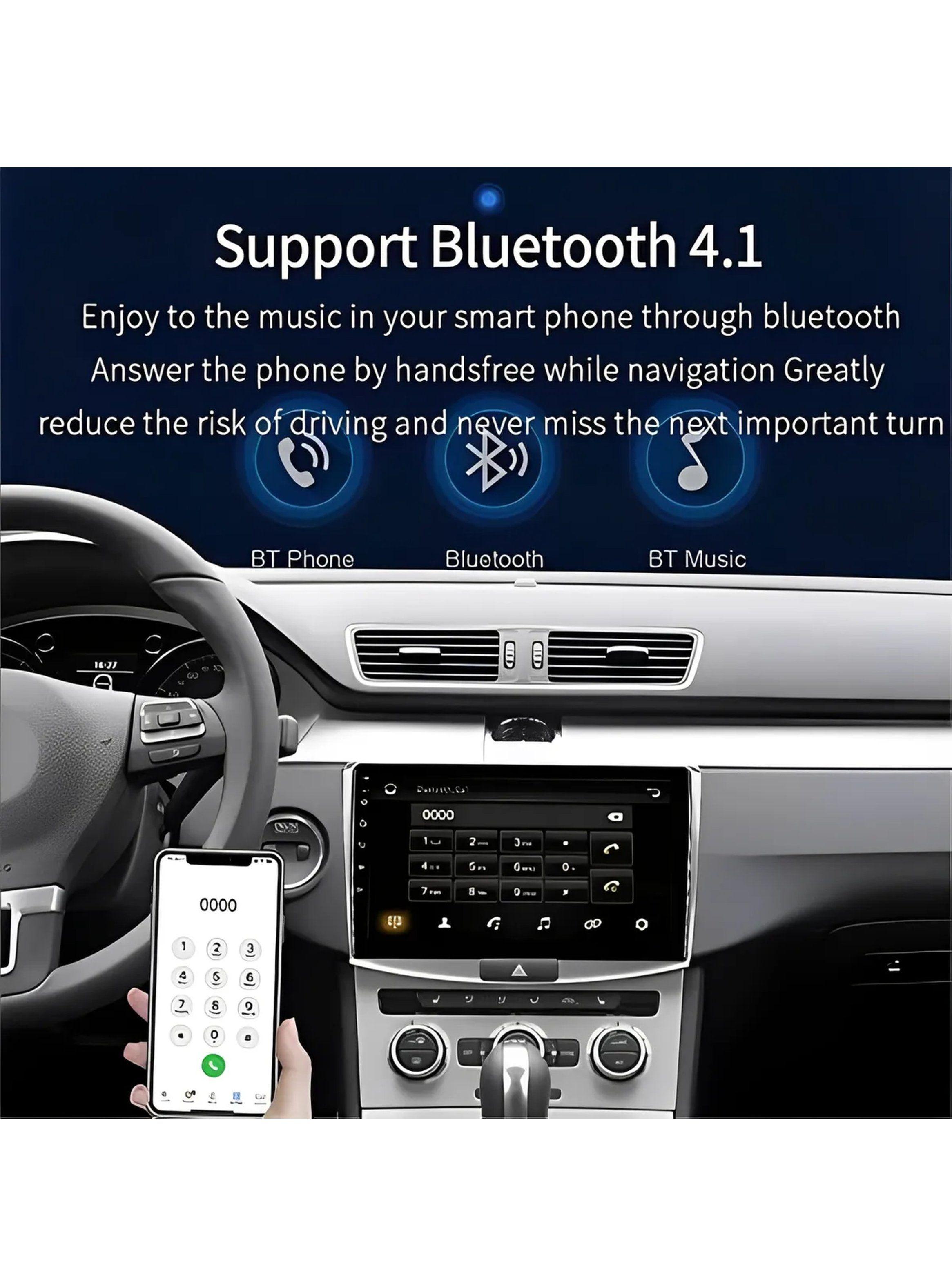 Pantalla Táctil para Auto 10 Pulgadas Android Bluetooth Con Cámara Reversa-3