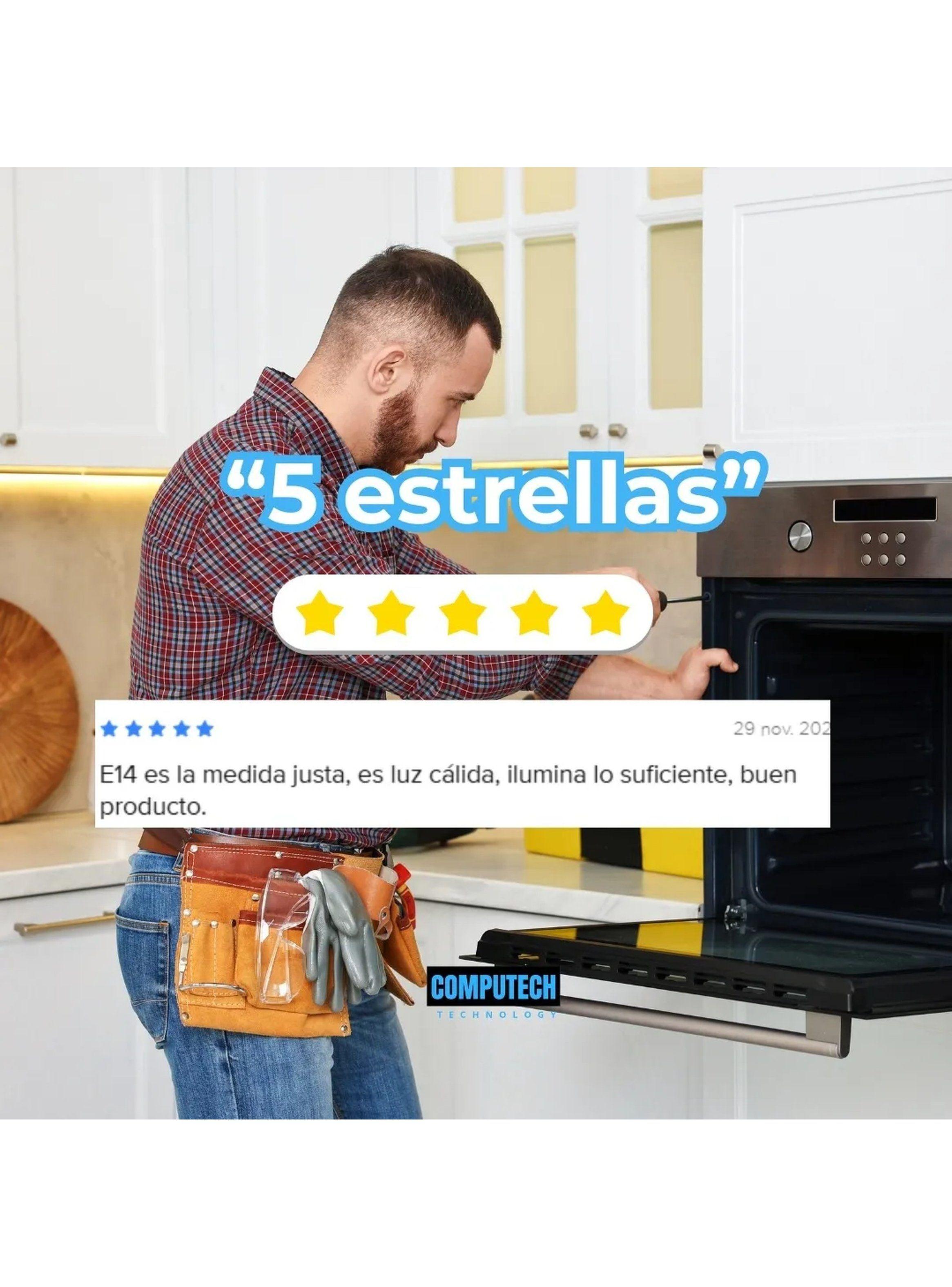 Bombilla Para Horno Rosca E14 Alta Temperatura-2