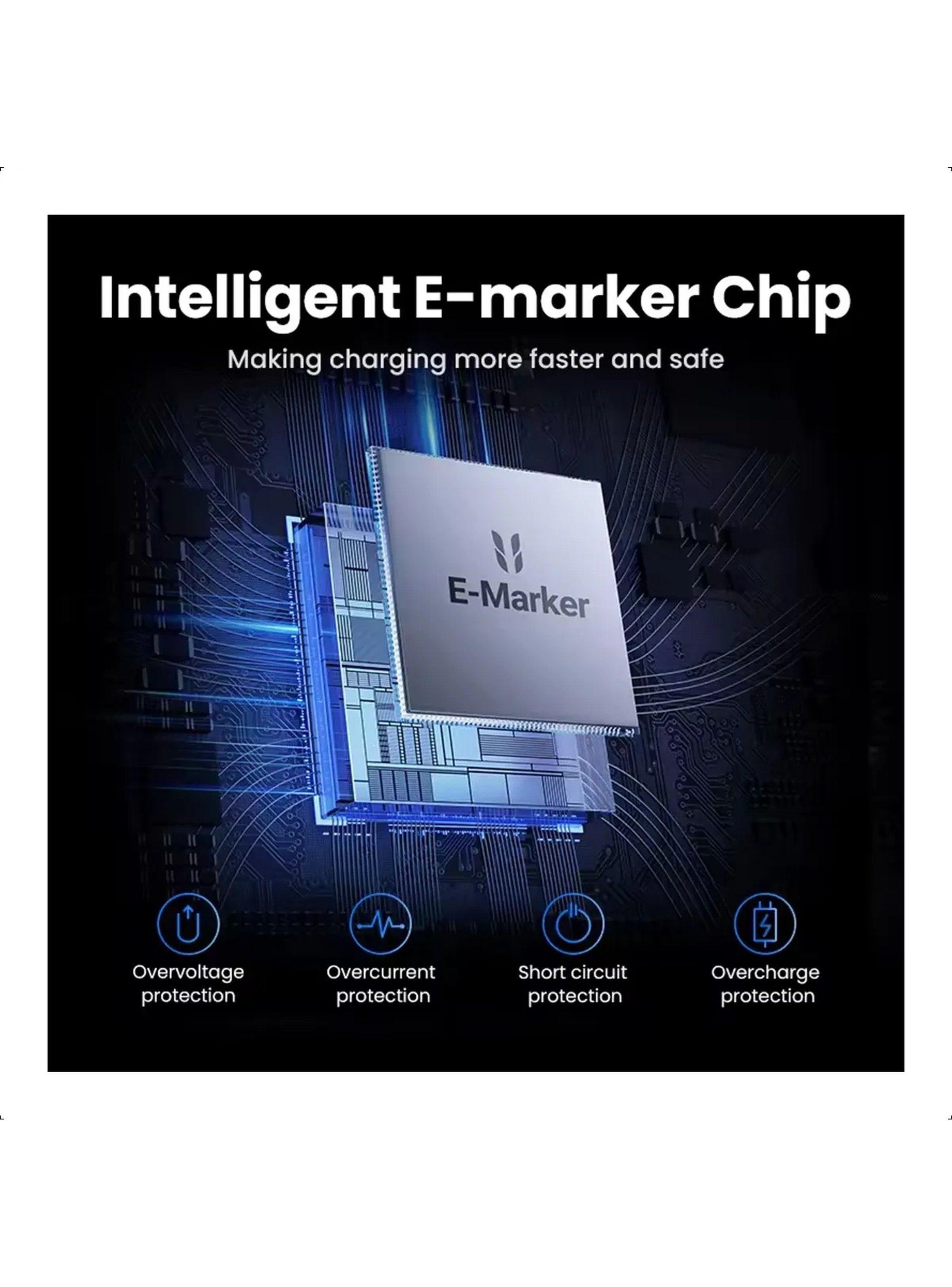 Cable USB-C a USB-C Carga Rápida 240W PD3.1 Nylon-3