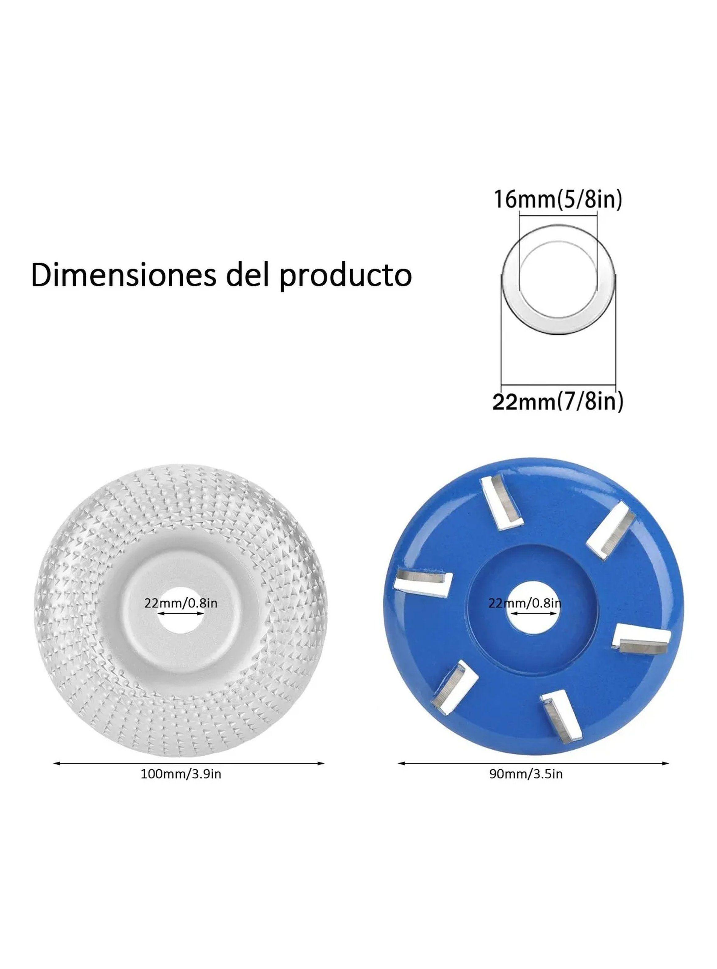 Disco Abrasivo Para Amoladora 100mm Acero Aleado Ajuste Universal-1