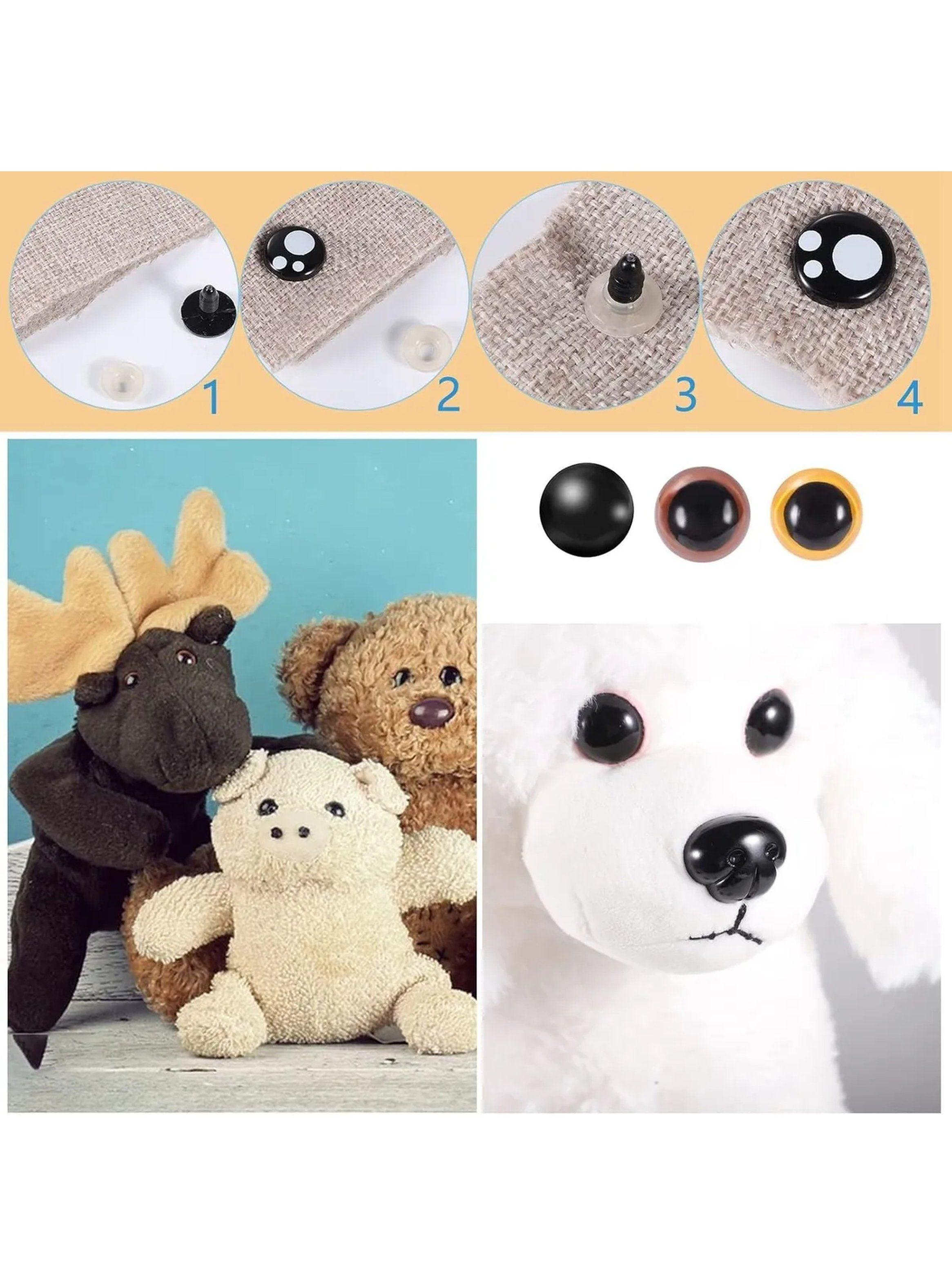 Kit de Ojos de Plástico para Manualidades 540 Piezas Multicolor-3