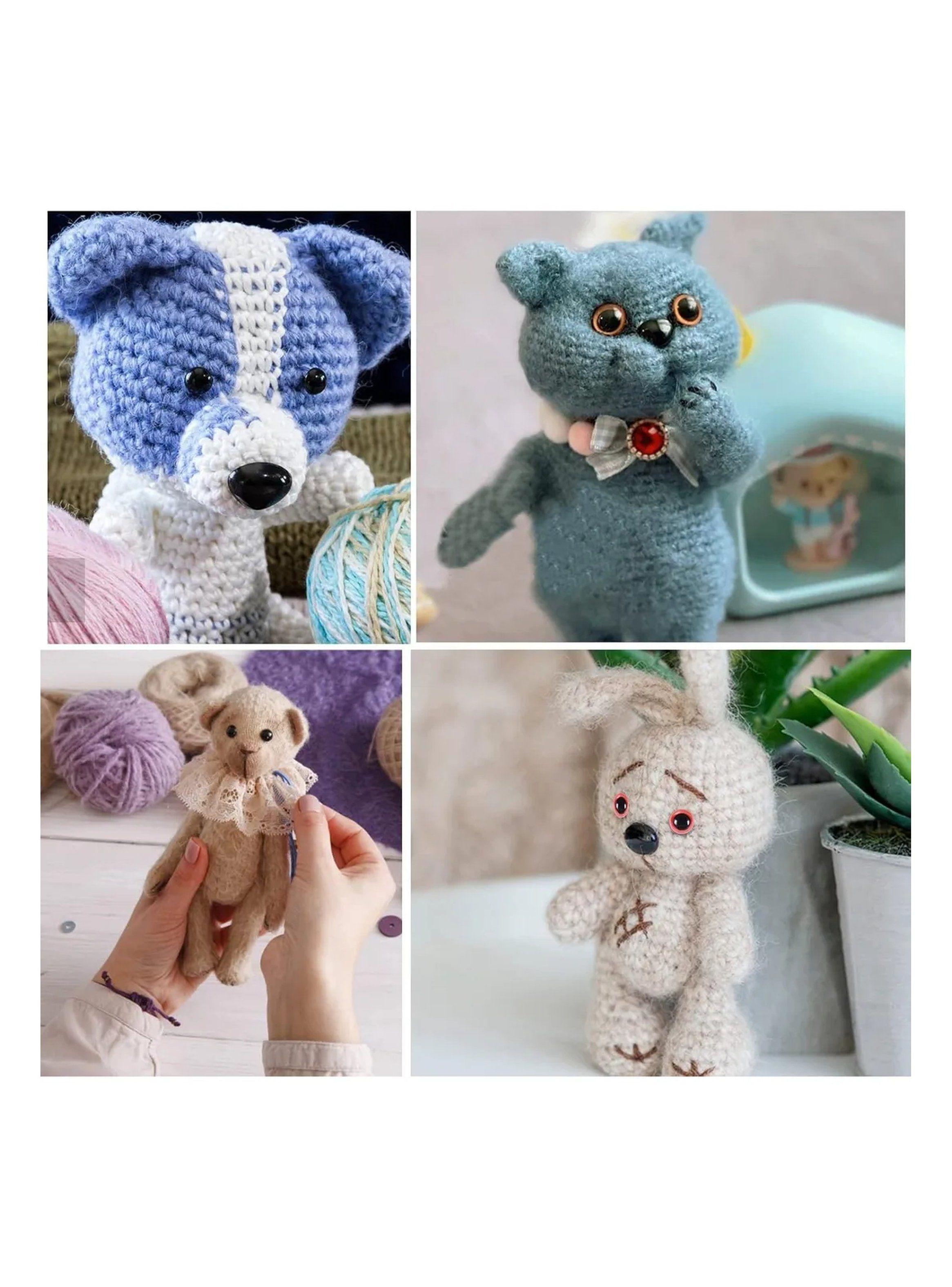 Kit de Ojos de Plástico para Manualidades 540 Piezas Multicolor-6