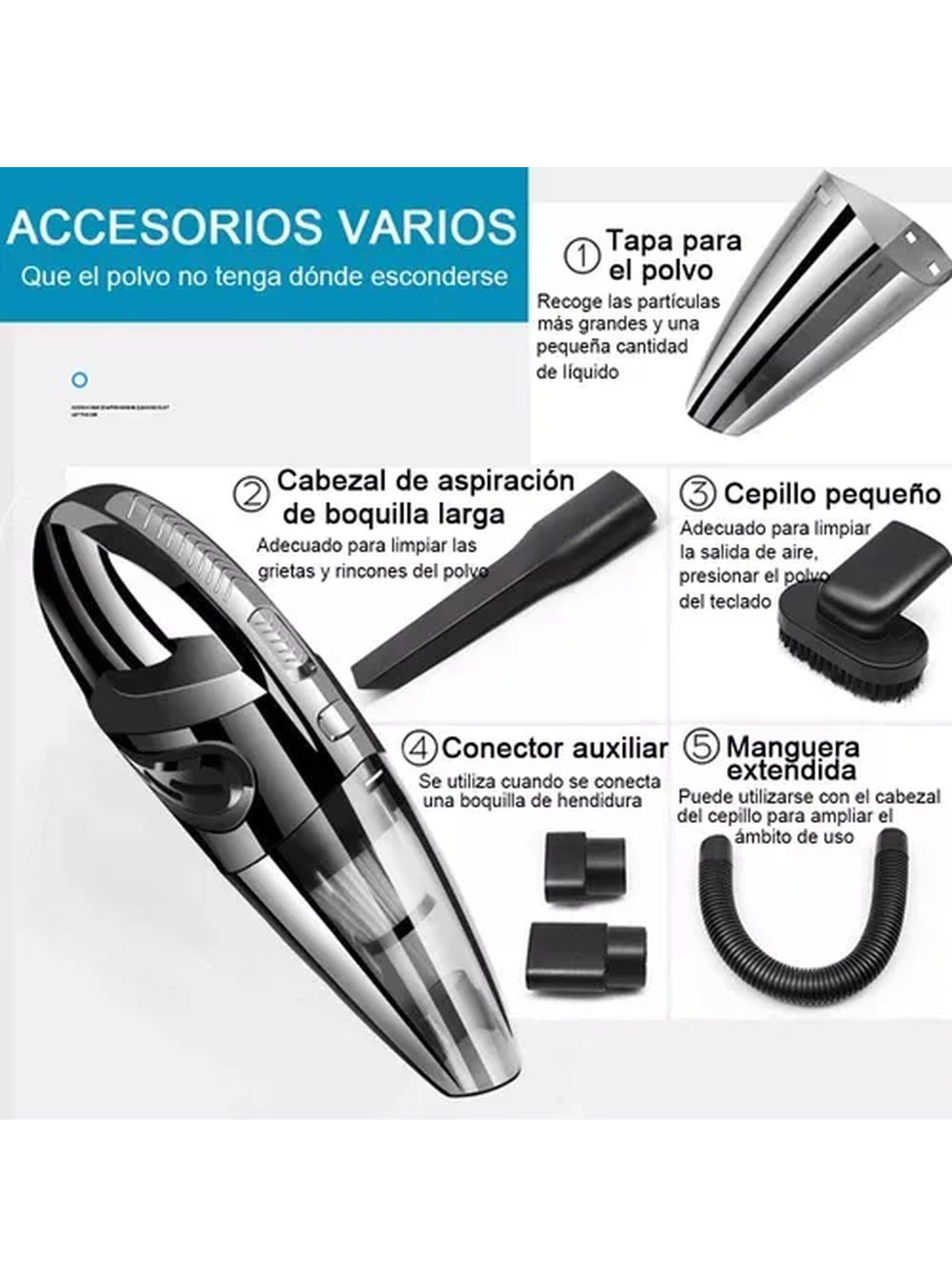 Aspiradora de Mano Portátil Sin Cable HEPA Recargable | Accesorios Variados-2