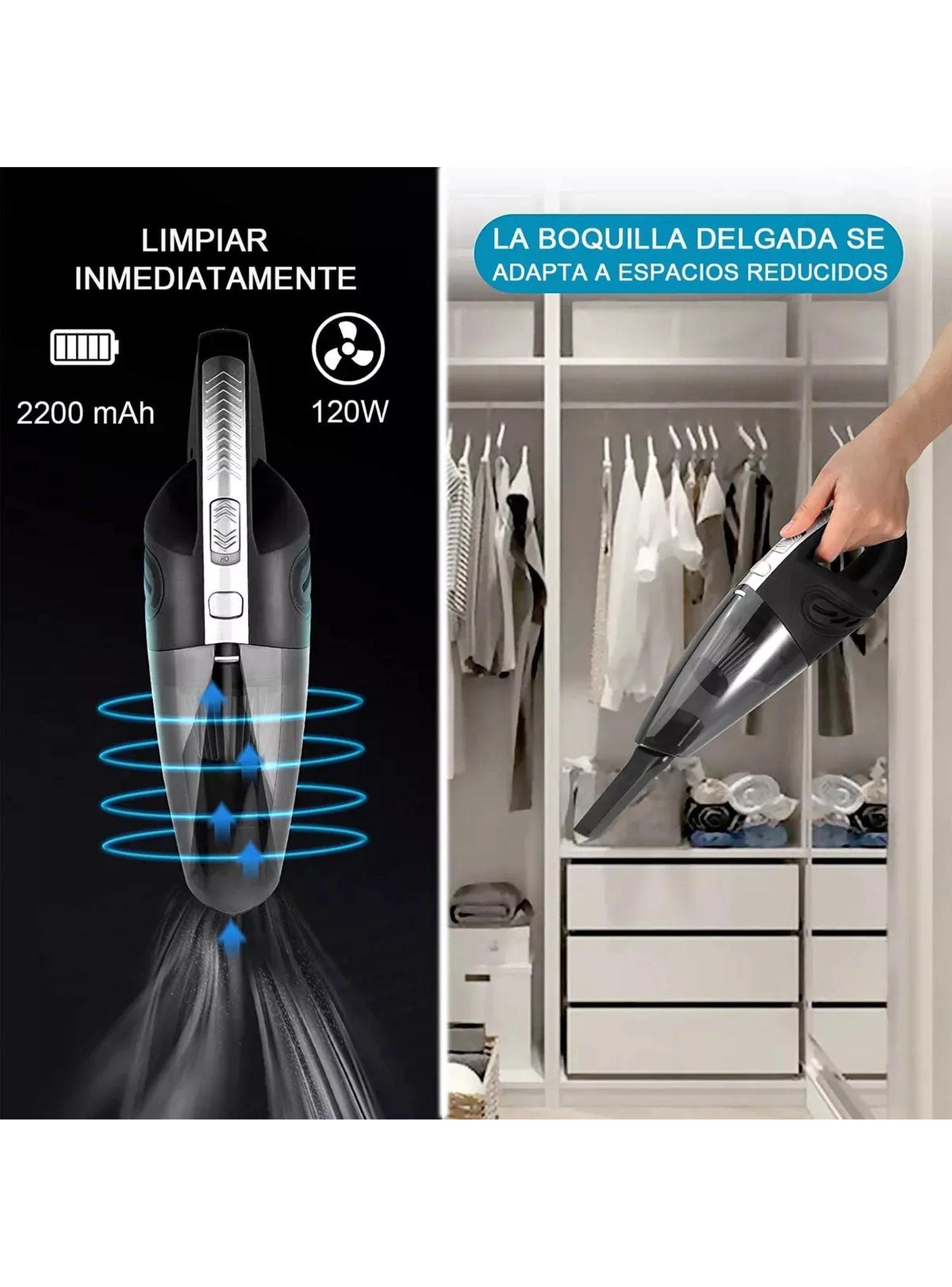 Aspiradora de Mano Portátil Sin Cable HEPA Recargable | Accesorios Variados-4