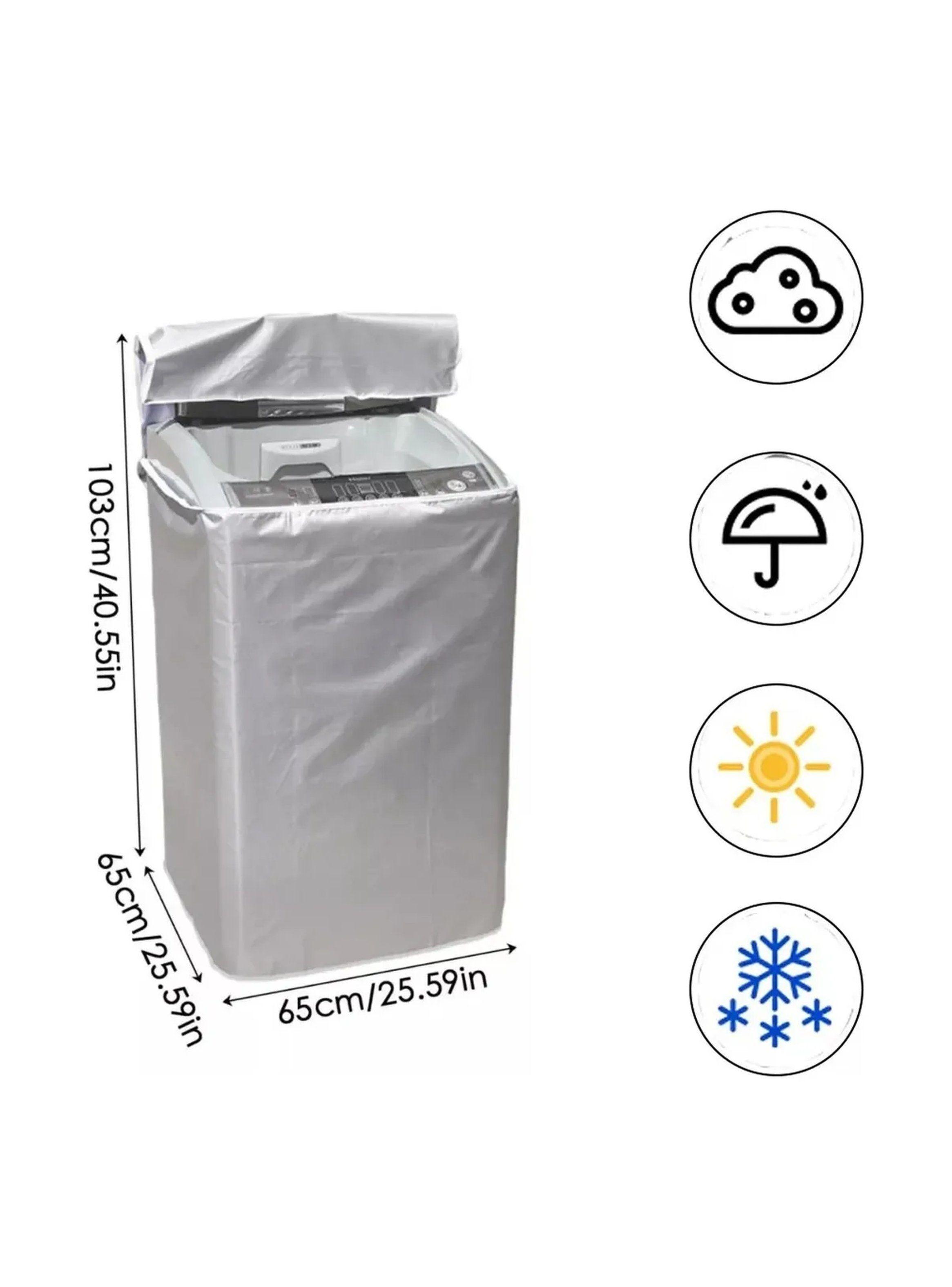 Funda Impermeable para Lavadora Tejido Resistente Exterior-5