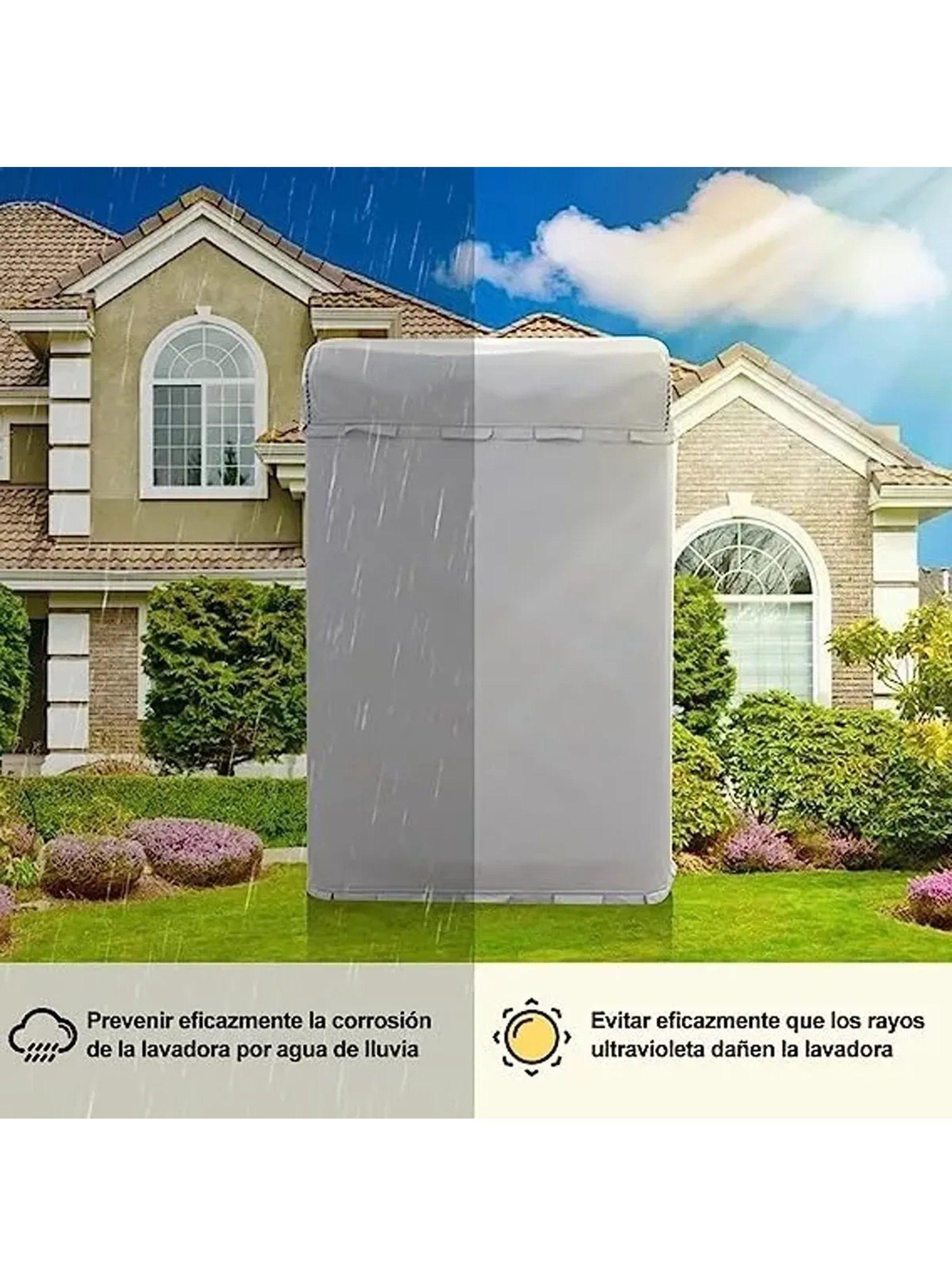 Funda Impermeable para Lavadora Tejido Resistente Exterior-6