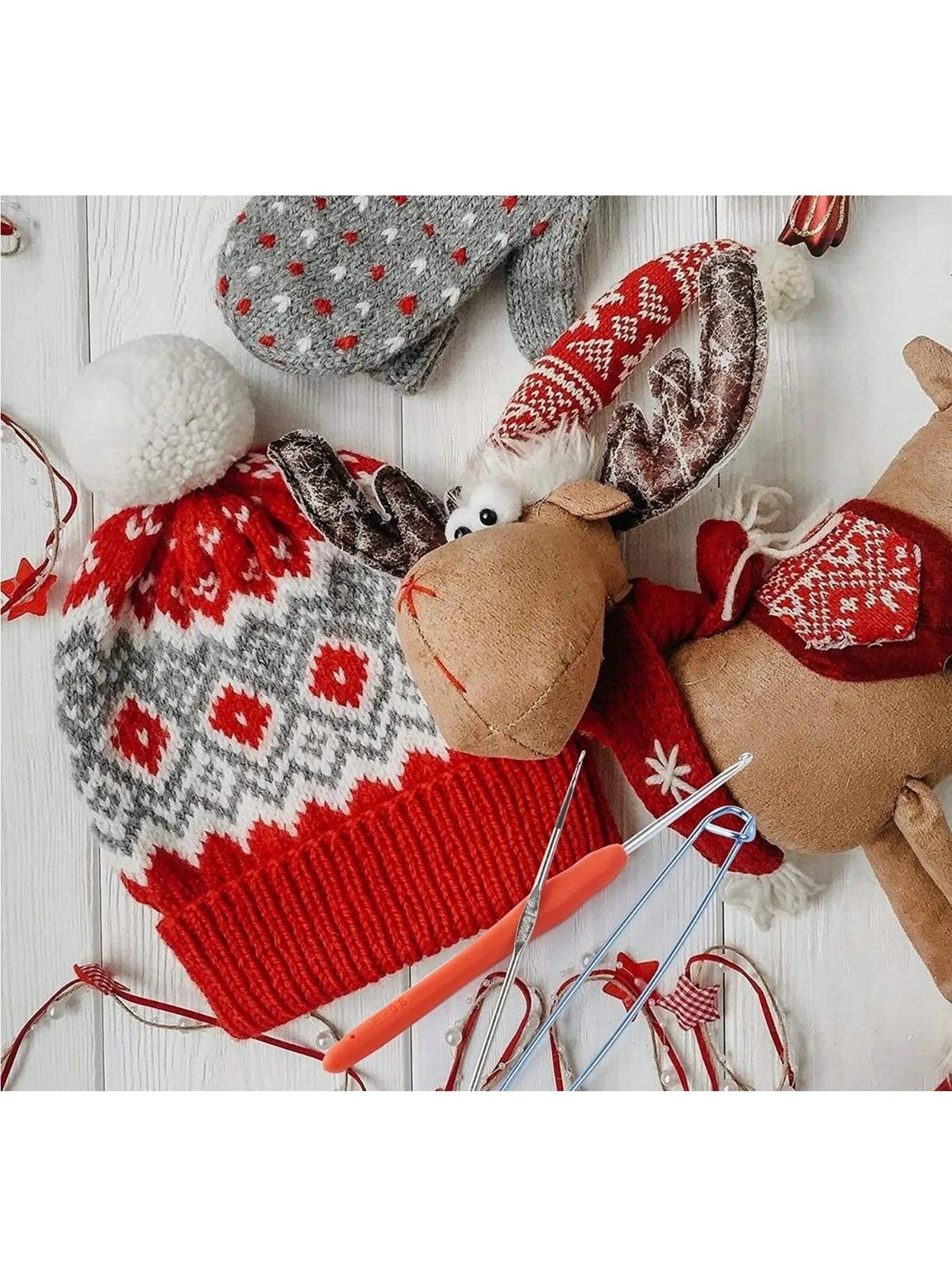 Set de Ganchos de Tejer 2mm-7mm Multicolor Ergonómicos-6