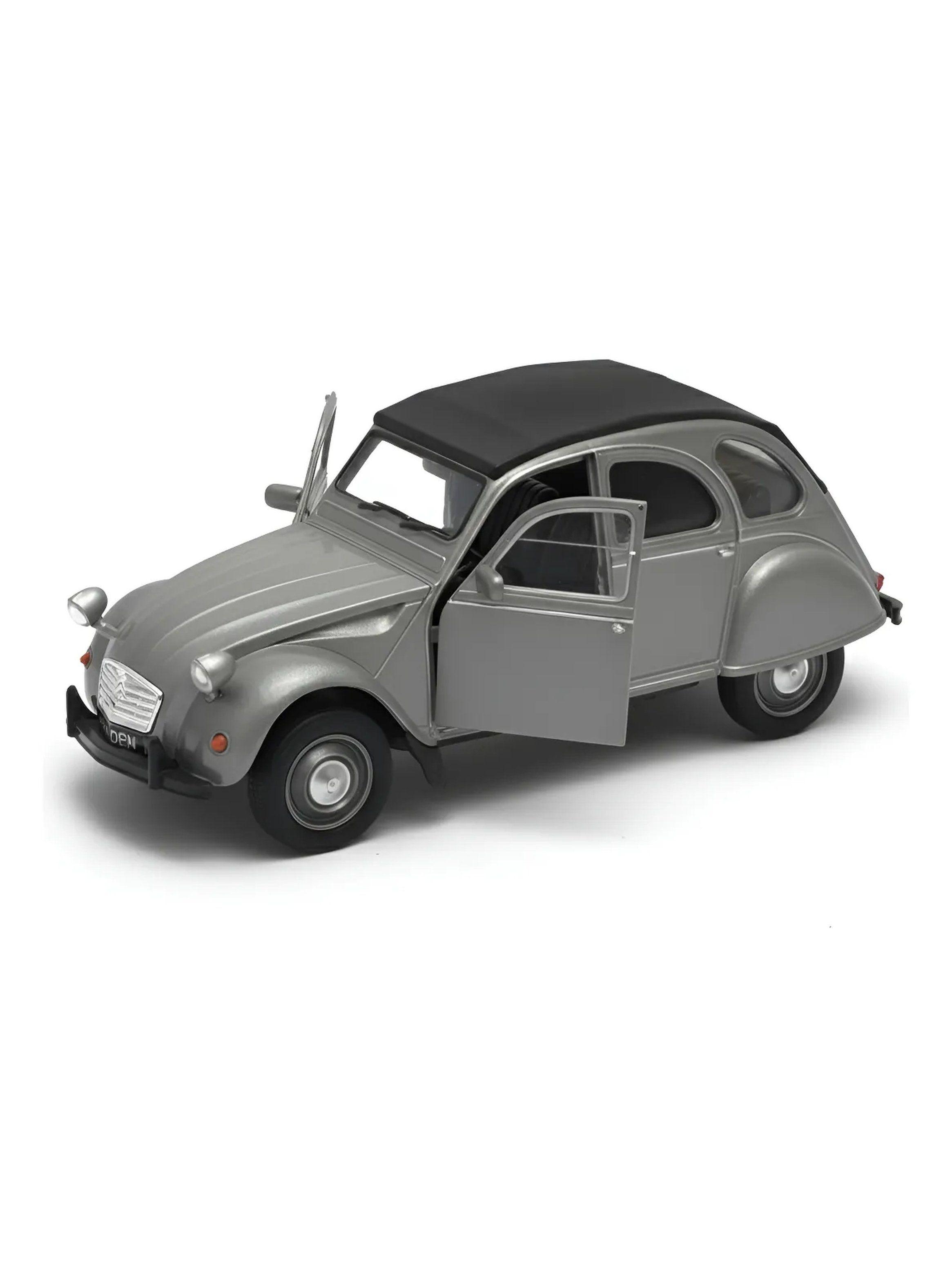 Auto de Juguete Escala 1:43 Metal Gris 12 cm-0