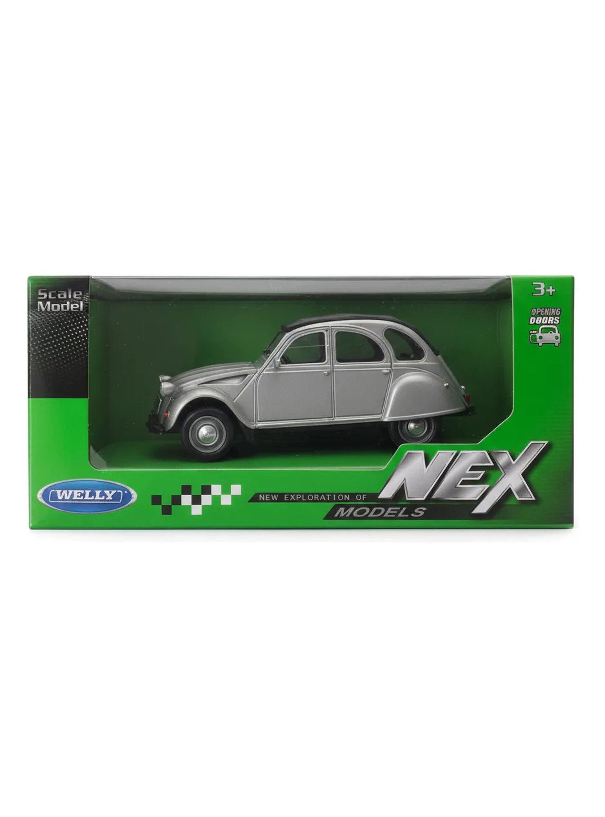 Auto de Juguete Escala 1:43 Metal Gris 12 cm-4