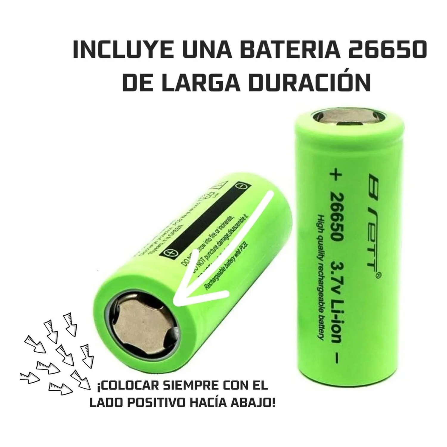 Linterna LED Recargable IPX6 Impermeable 5 Modos USB Tipo-C-2